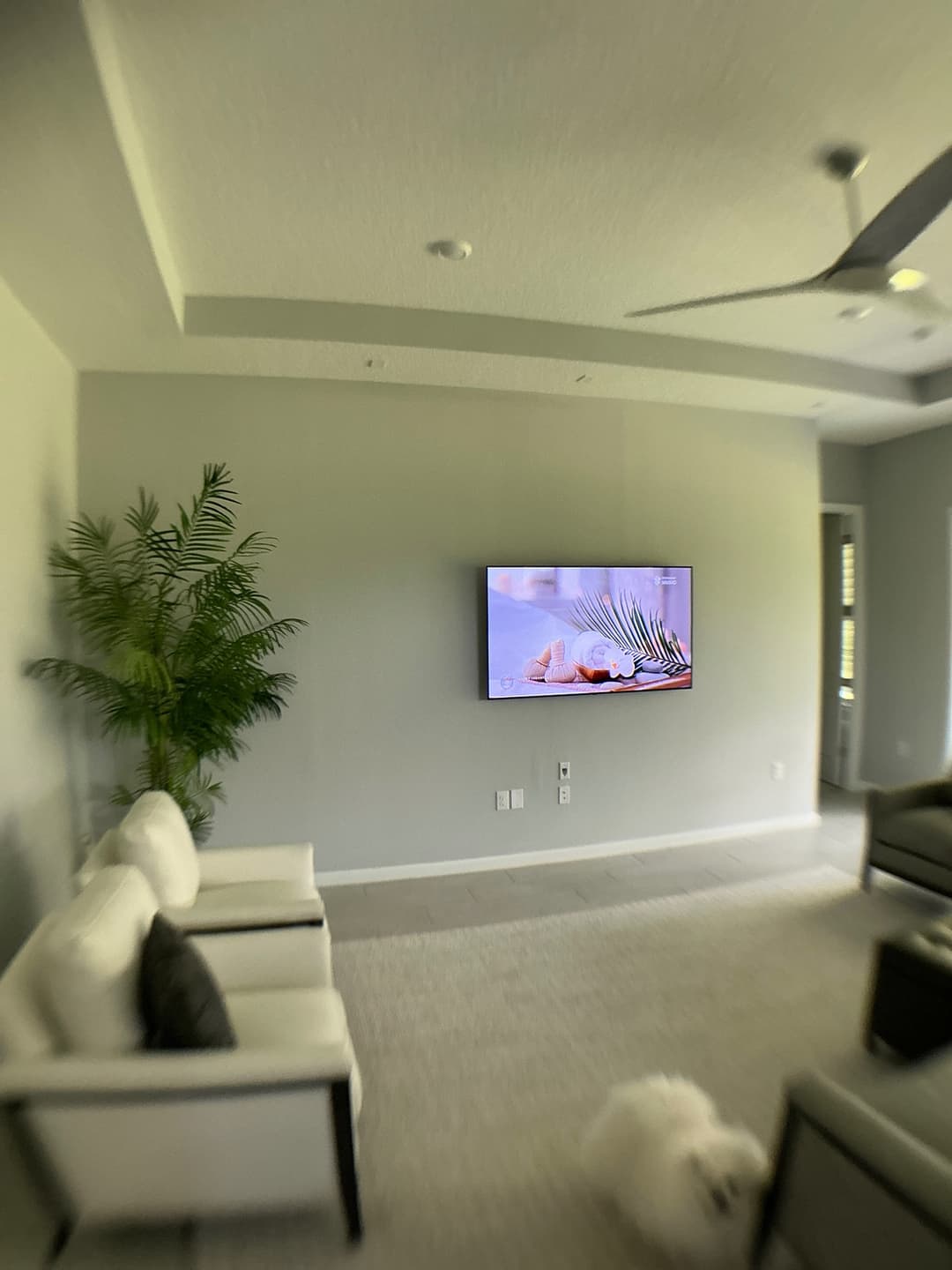 Before: TV Entertainment Centers by AVP Construction JAX in World Golf Village, Jacksonville, FL