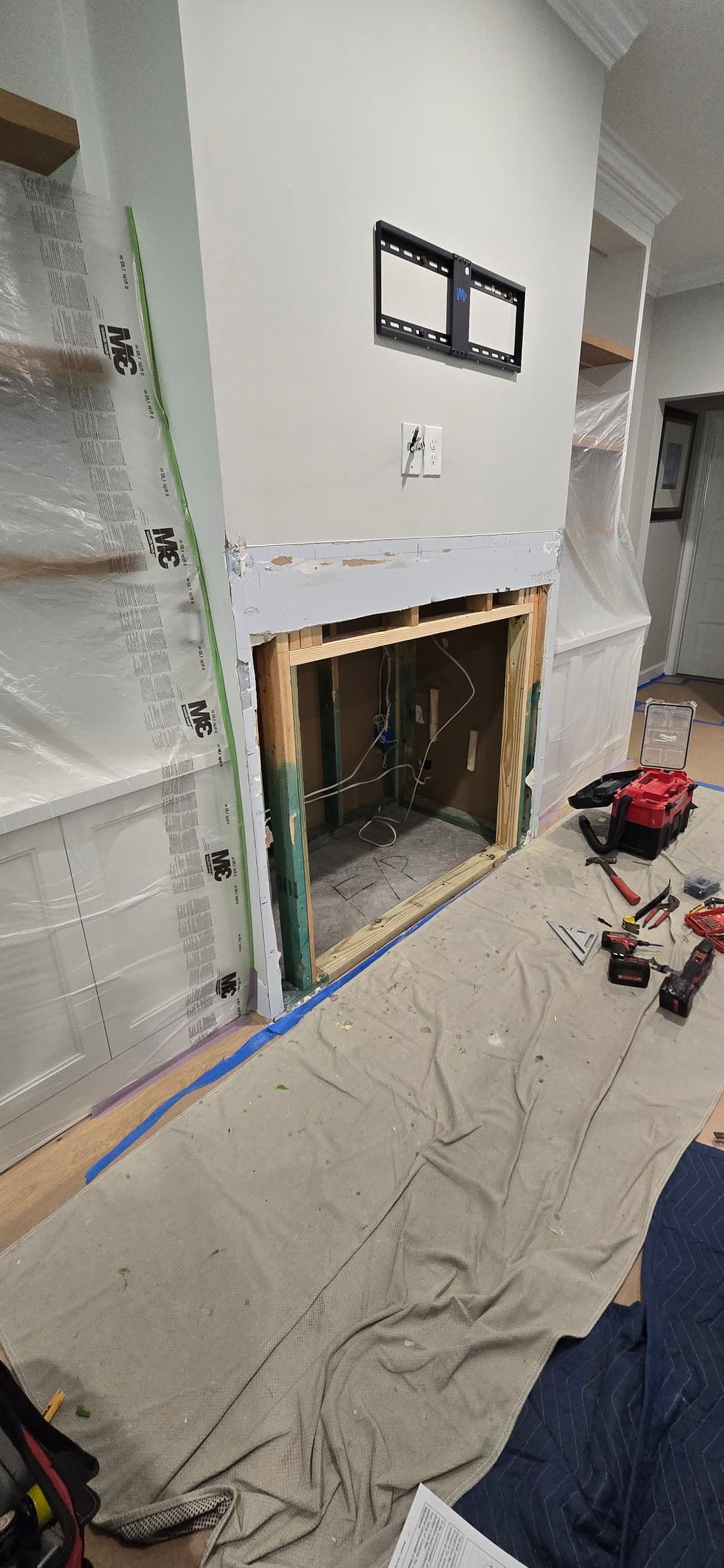During: TV Entertainment Centers by AVP Construction JAX in Neptune Beach, Neptune Beach, FL