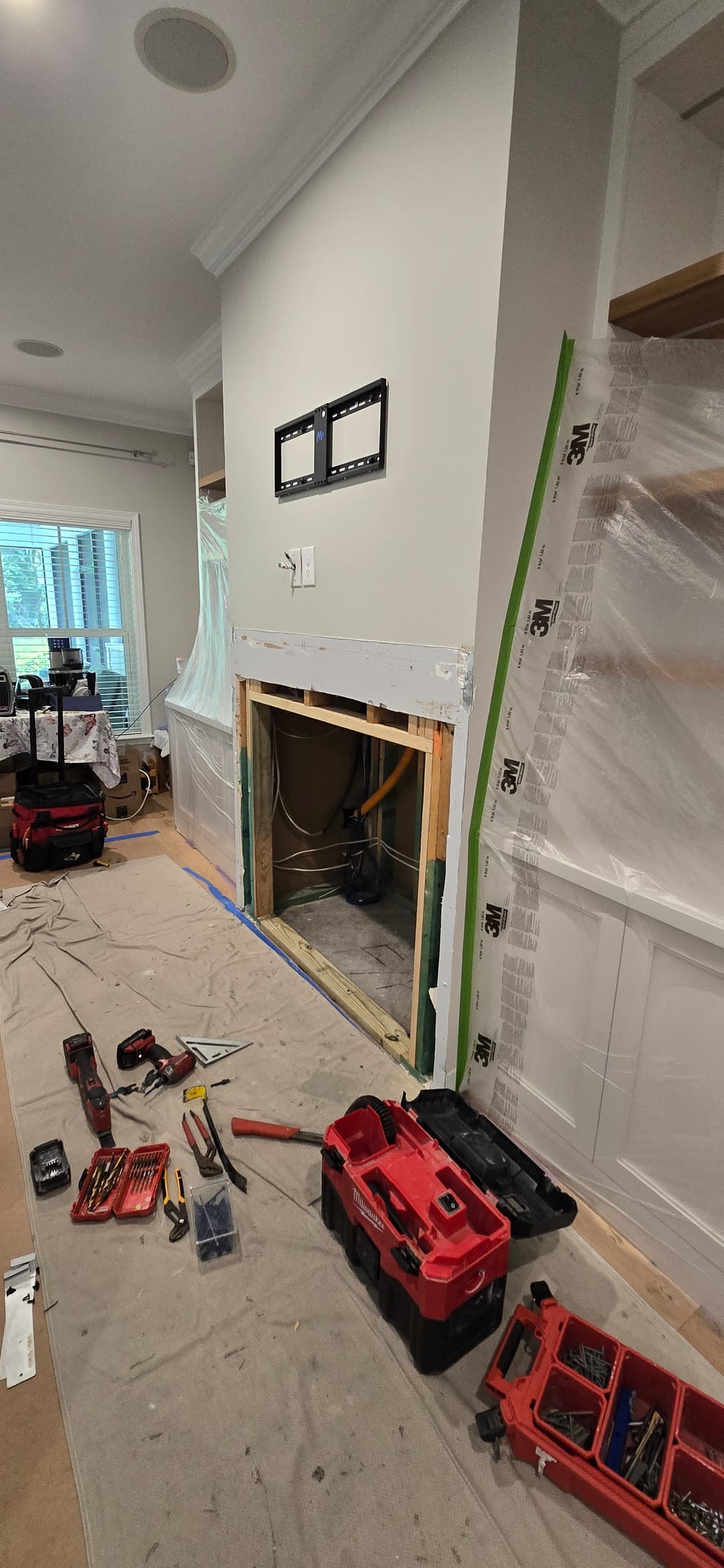 During: TV Entertainment Centers by AVP Construction JAX in Neptune Beach, Neptune Beach, FL