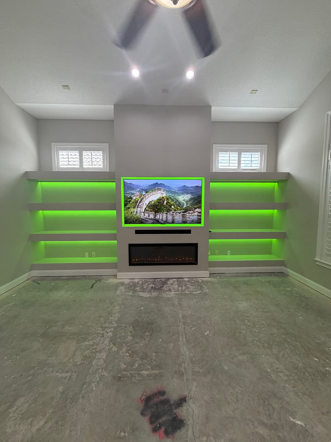 After: TV Entertainment Centers by AVP Construction JAX in Julington Creek , St. Johns, FL