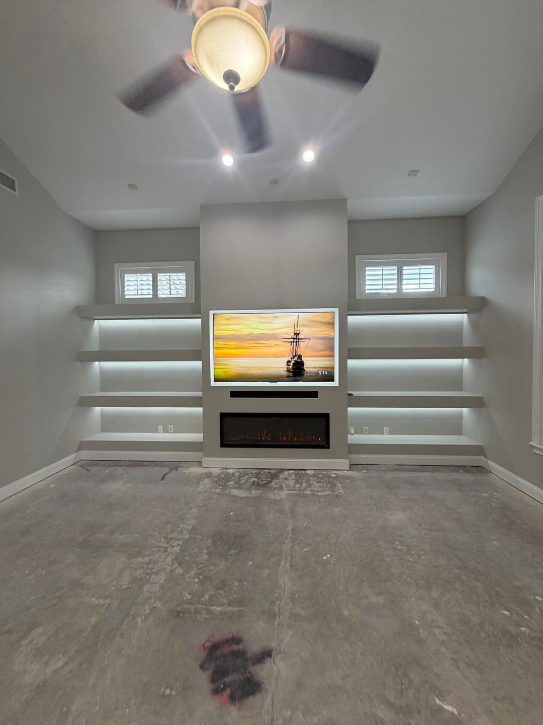 After: TV Entertainment Centers by AVP Construction JAX in Julington Creek , St. Johns, FL