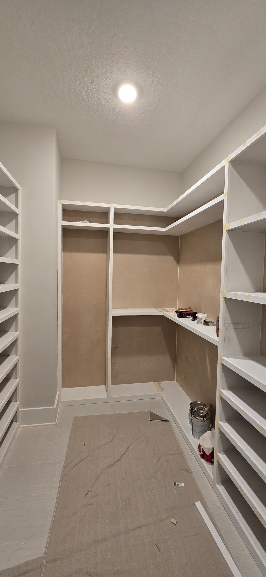 During: Custom Master Closet by AVP Construction JAX in Mill Creek Forest, St. John’s, FL
