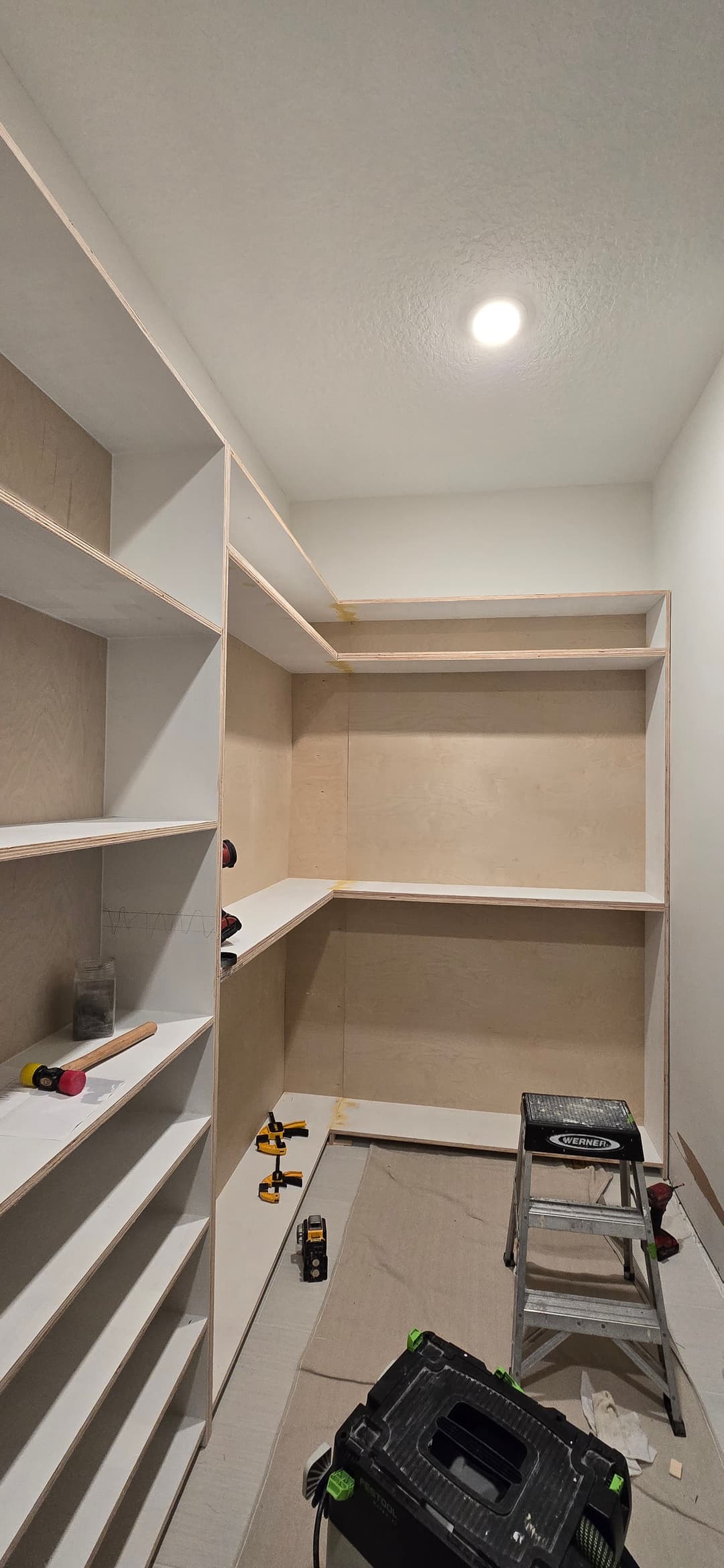 During: Custom Master Closet by AVP Construction JAX in Mill Creek Forest, St. John’s, FL