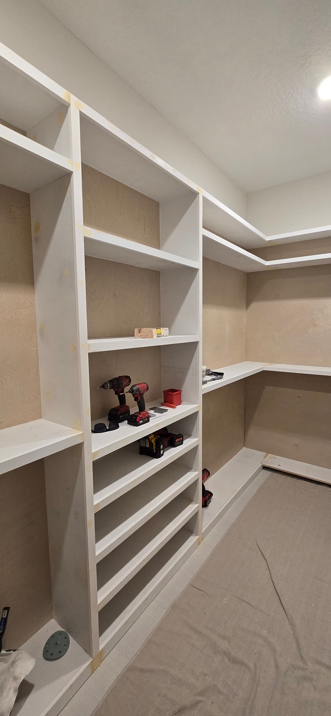 During: Custom Master Closet by AVP Construction JAX in Mill Creek Forest, St. John’s, FL