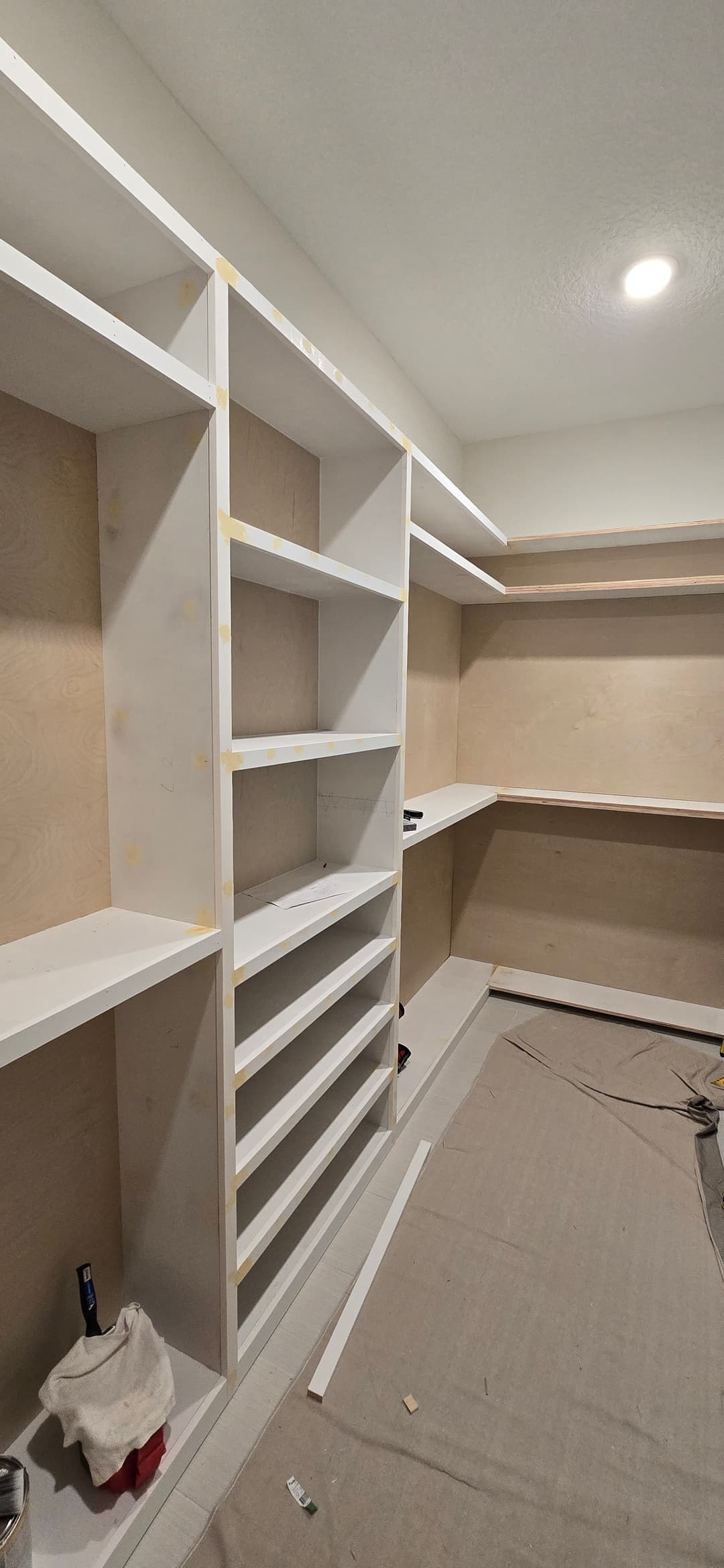 During: Custom Master Closet by AVP Construction JAX in Mill Creek Forest, St. John’s, FL