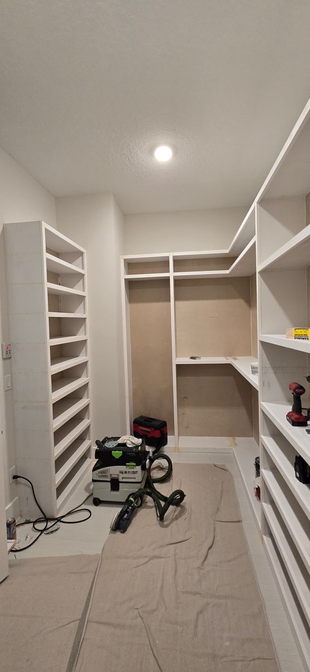 During: Custom Master Closet by AVP Construction JAX in Mill Creek Forest, St. John’s, FL