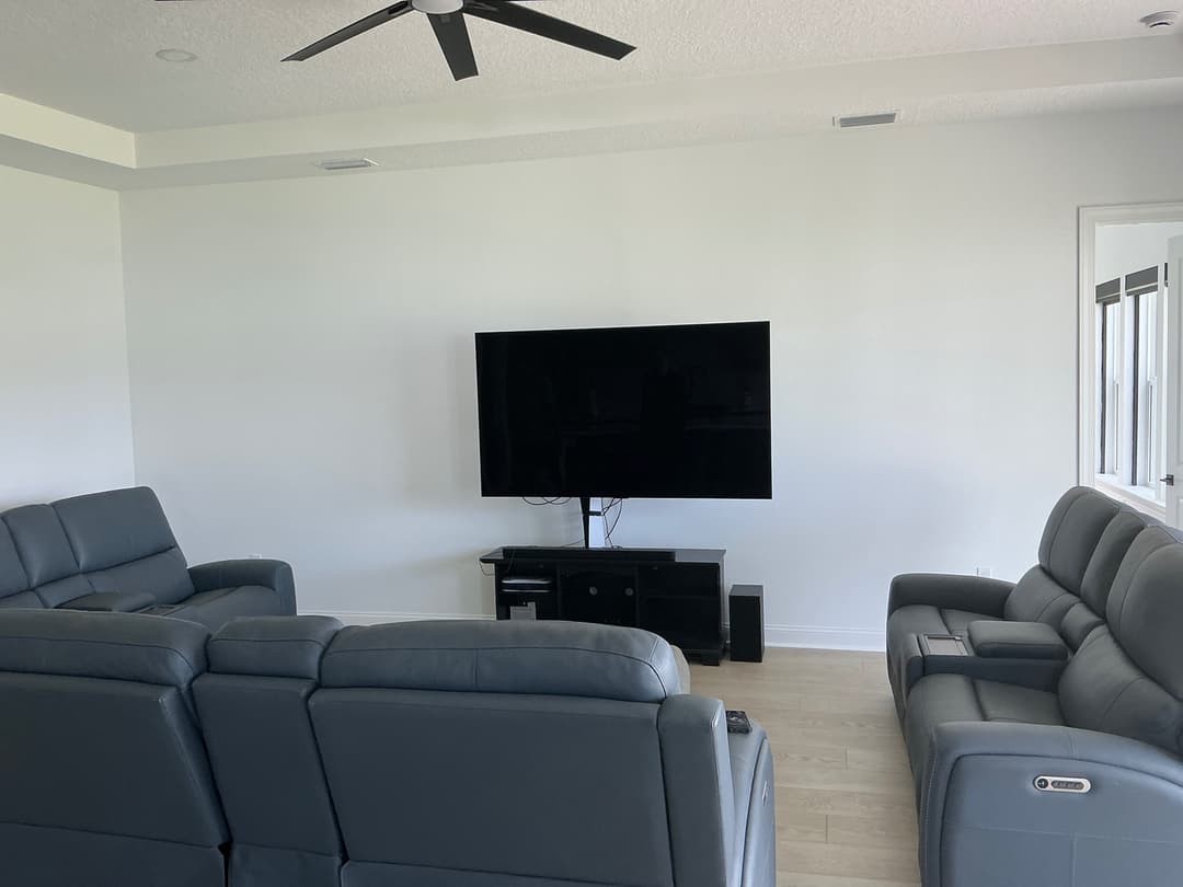 Before: TV Entertainment Centers by AVP Construction JAX in Newbrook, St. Augustine, FL