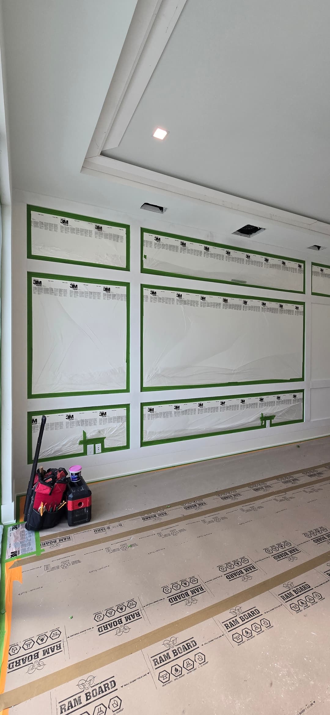 During: Accent Walls by AVP Construction JAX in Ponte Vedra Beach, Ponte Vedra Beach, FL