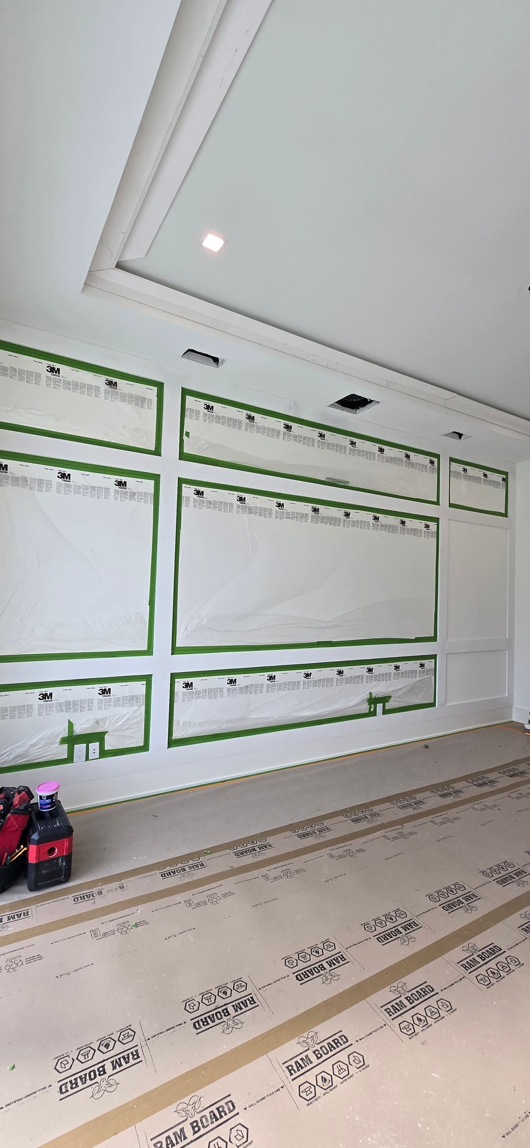 During: Accent Walls by AVP Construction JAX in Ponte Vedra Beach, Ponte Vedra Beach, FL