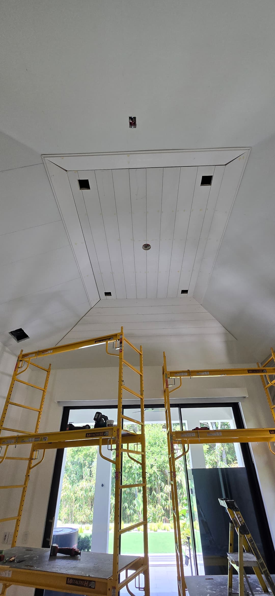 During: Box Beams & Coffered Ceilings by AVP Construction JAX in Ponte Vedra Beach, Ponte Vedra Beach, FL