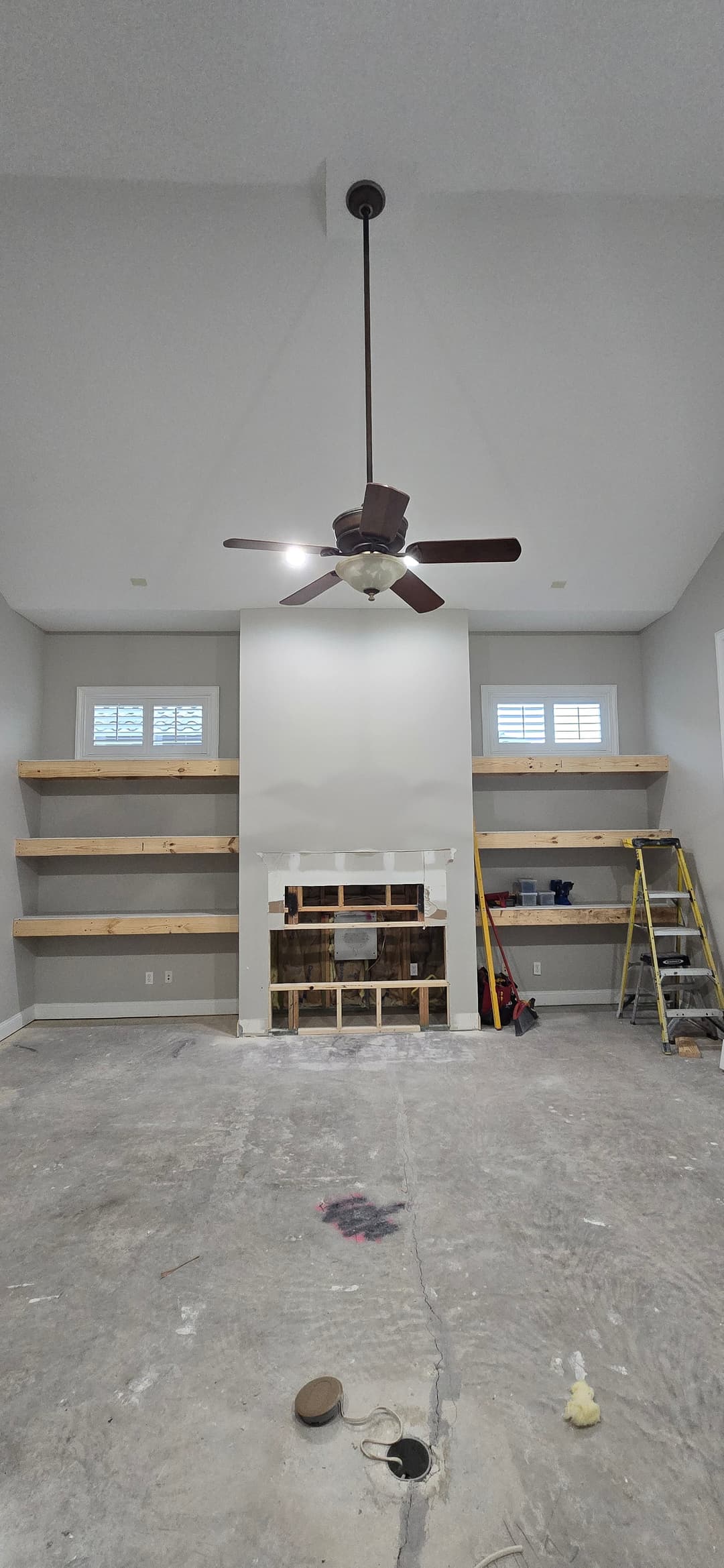 During: TV Entertainment Centers by AVP Construction JAX in Julington Creek , St. Johns, FL