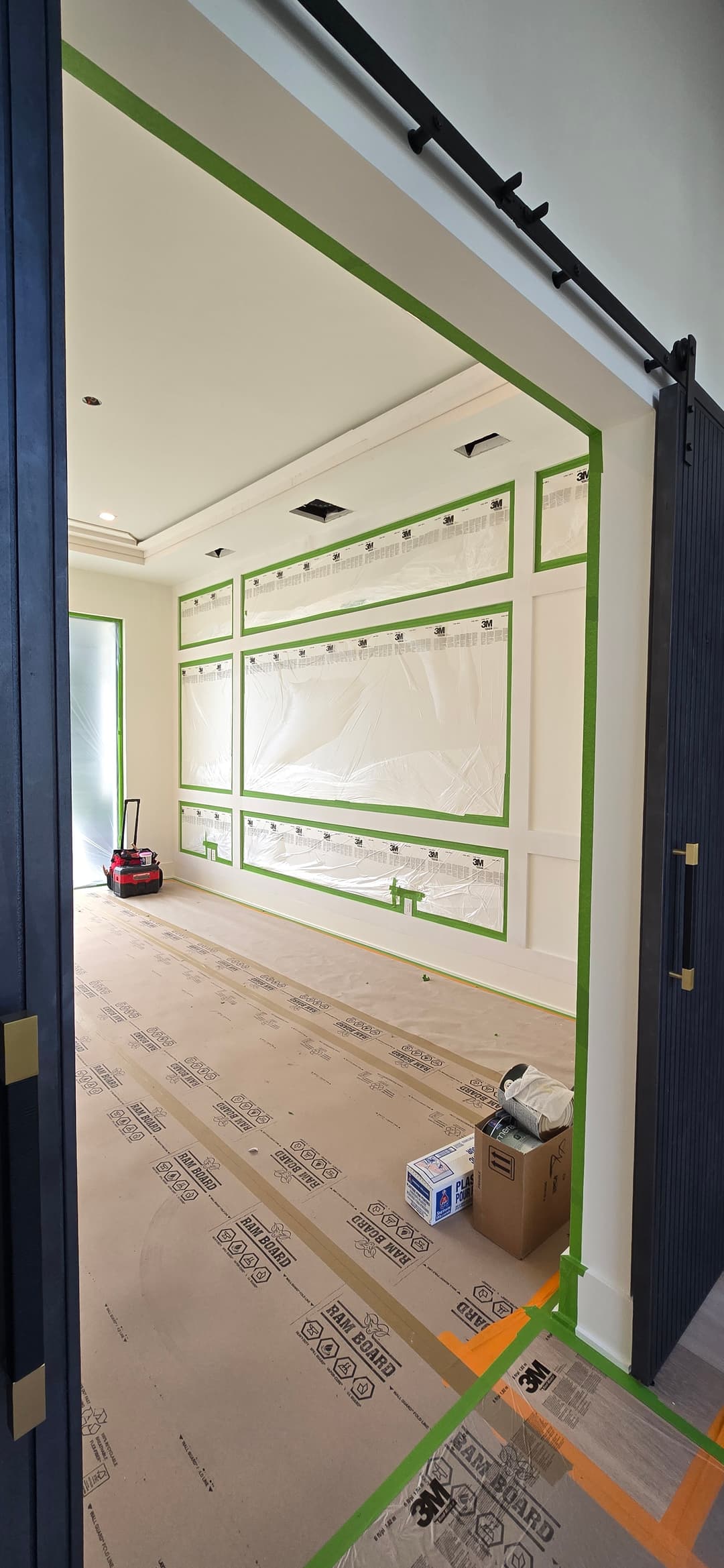During: Accent Walls by AVP Construction JAX in Ponte Vedra Beach, Ponte Vedra Beach, FL