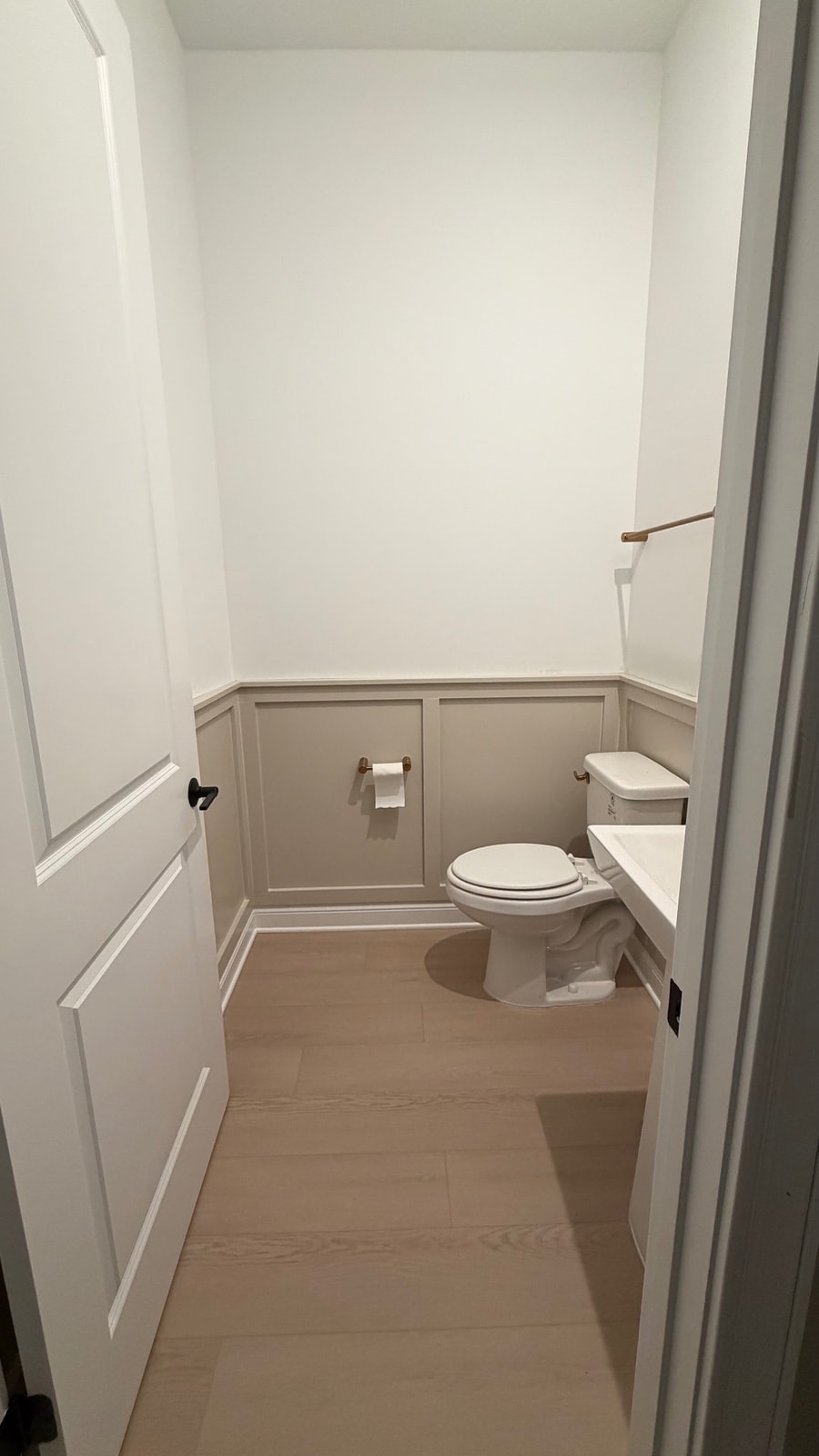 Board and Batten Accent Wall in a Powder Room — Rivertown, St. Johns, FL — Rivertown, St. Johns, FL