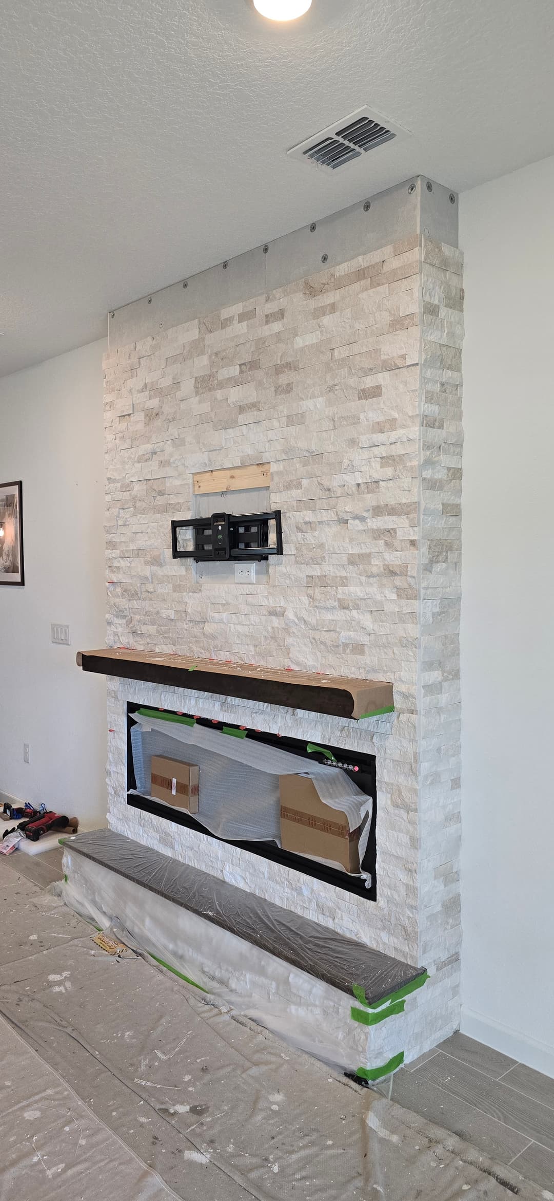 During: TV Entertainment Centers by AVP Construction JAX in Trailmark, St. Johns, FL