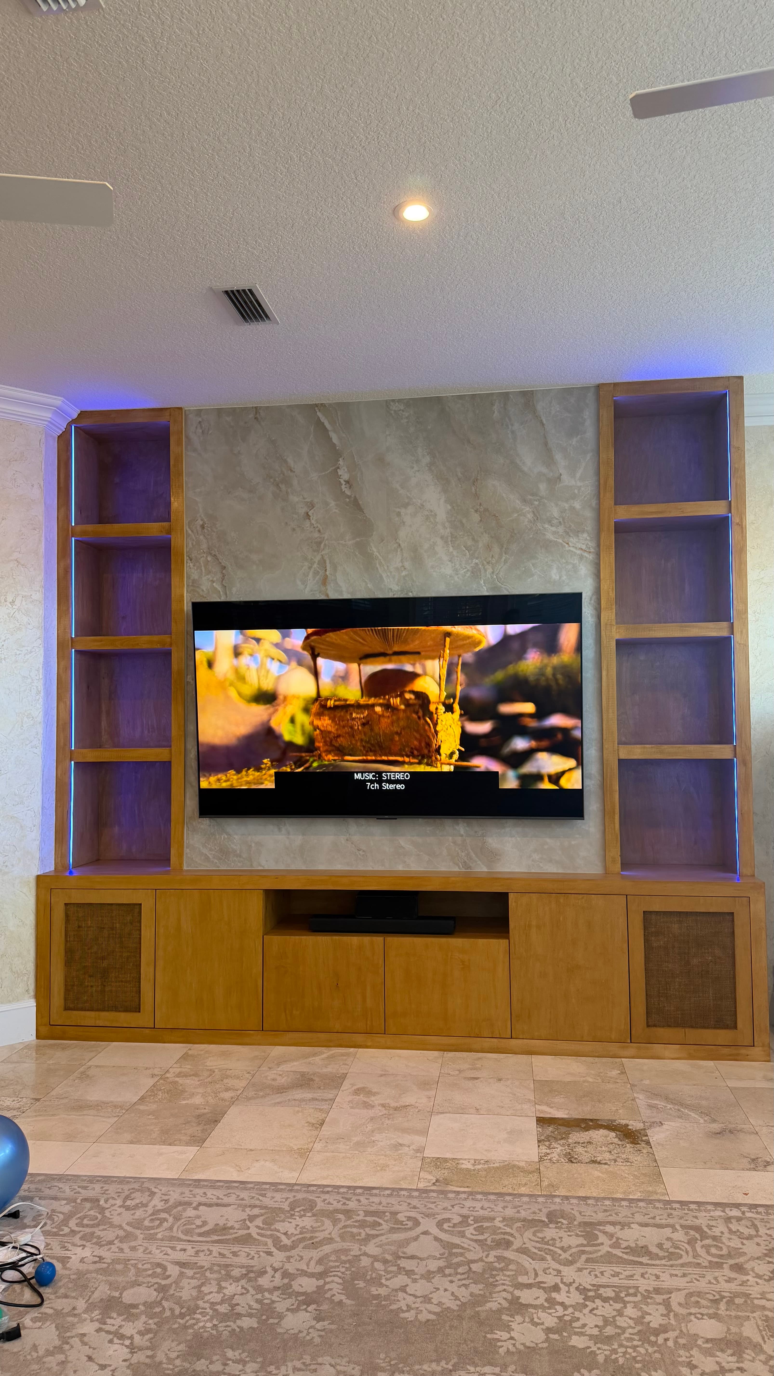 After: Rebuilding old TV entertainment center