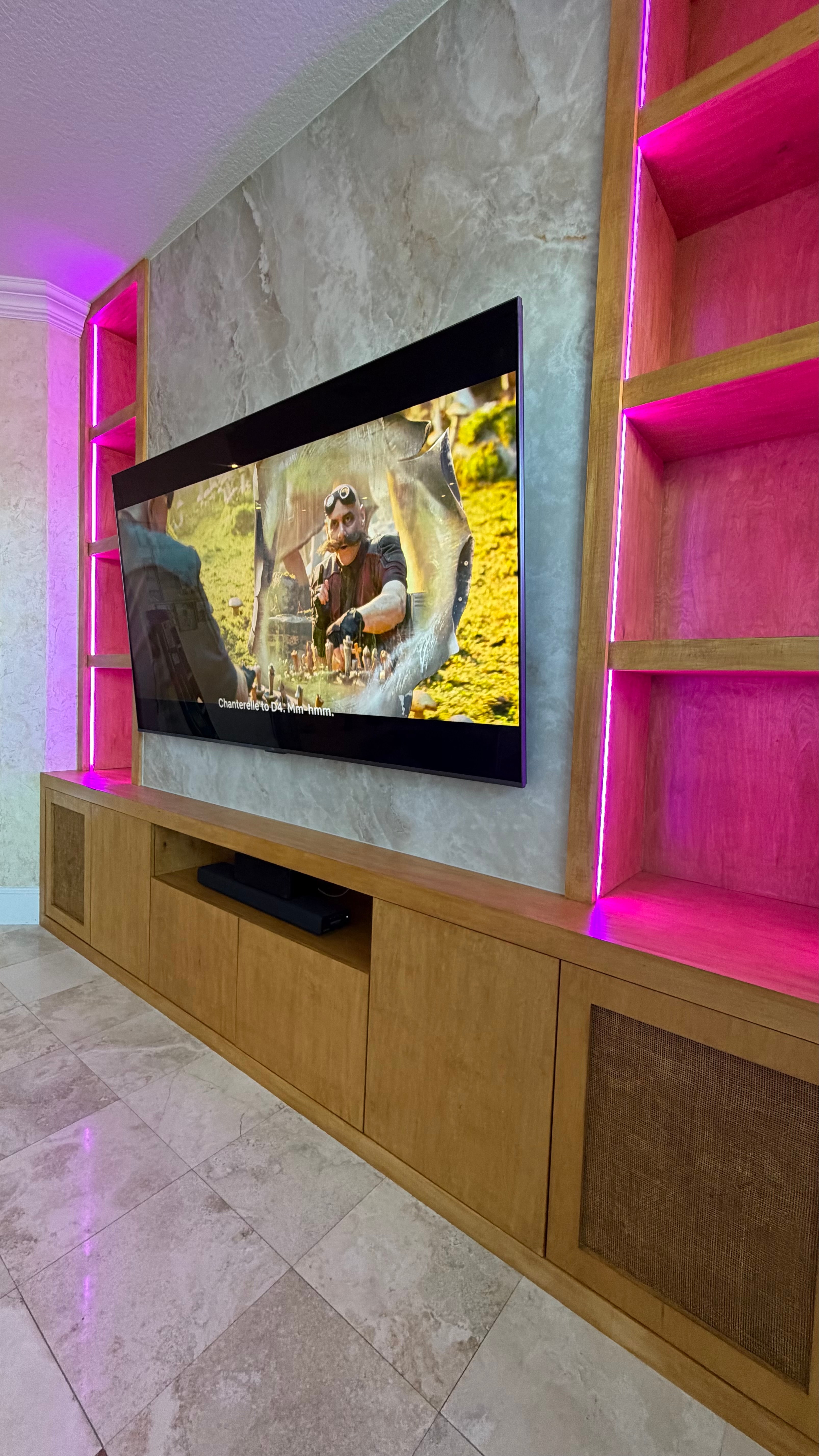 After: TV Entertainment Centers by AVP Construction JAX in Marsh Landing , Ponte Vedra Beach, FL