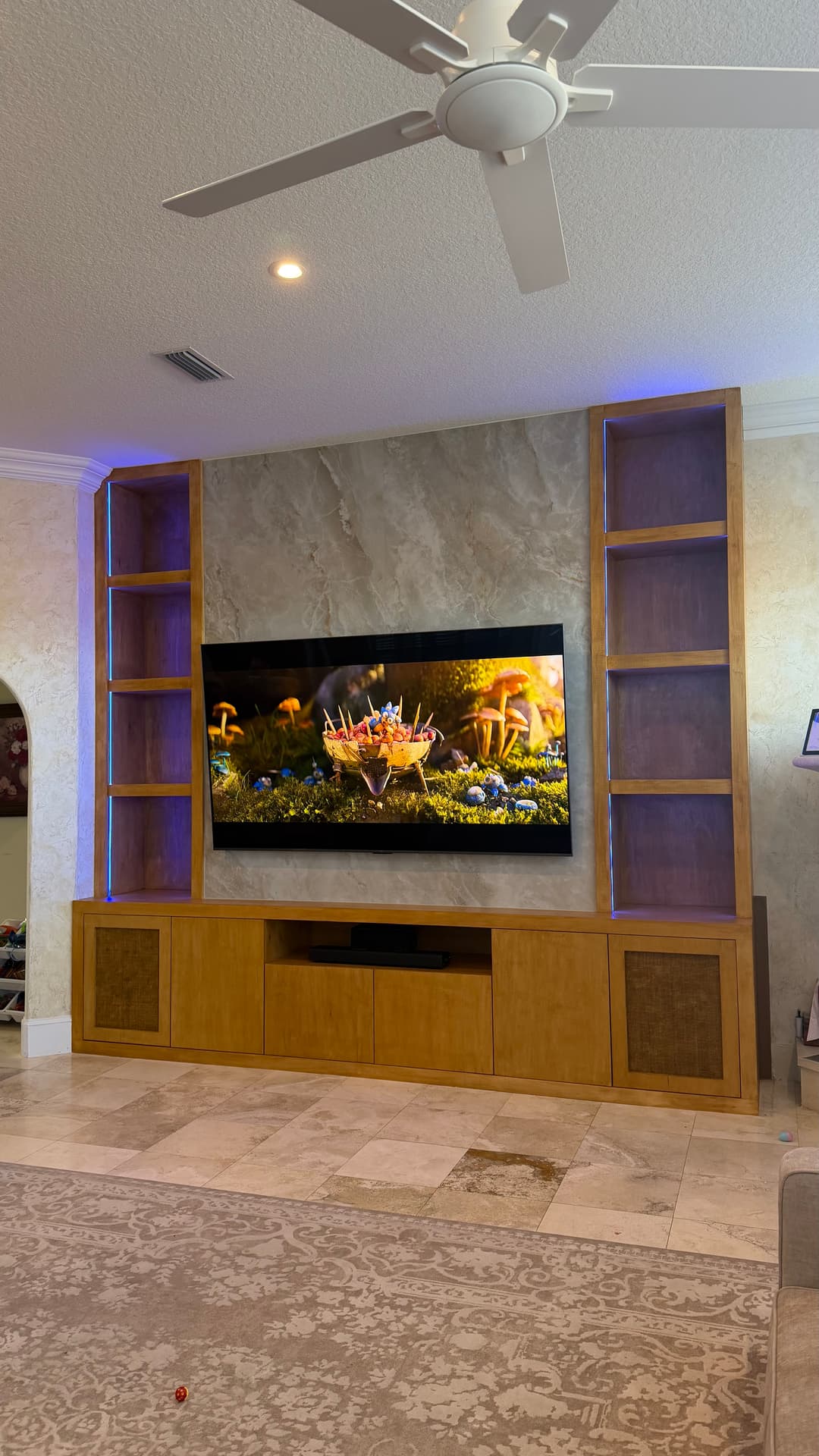 After: TV Entertainment Centers by AVP Construction JAX in Marsh Landing , Ponte Vedra Beach, FL