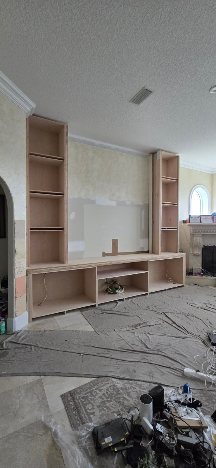 During: TV Entertainment Centers by AVP Construction JAX in Marsh Landing , Ponte Vedra Beach, FL