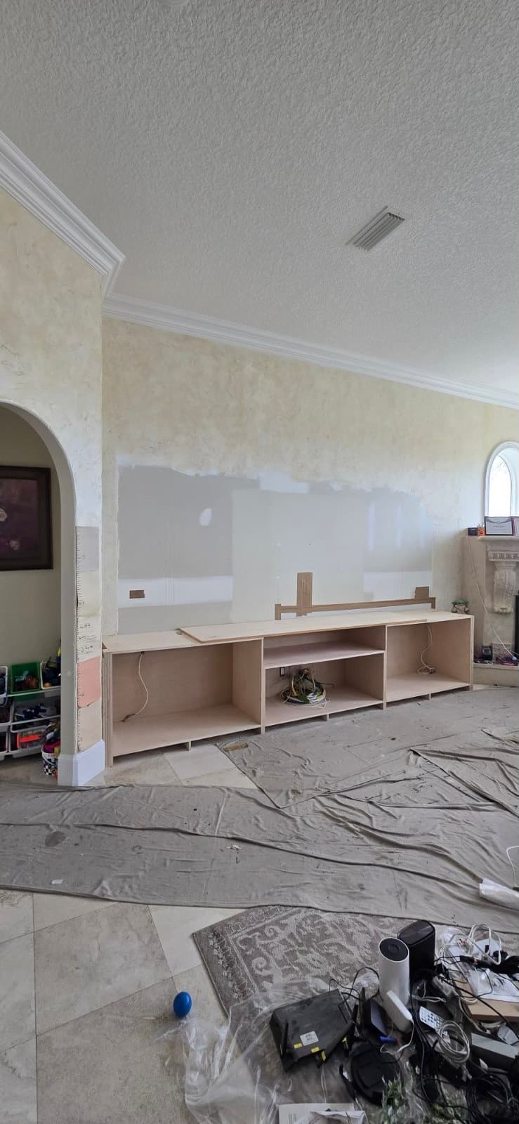 During: TV Entertainment Centers by AVP Construction JAX in Marsh Landing , Ponte Vedra Beach, FL