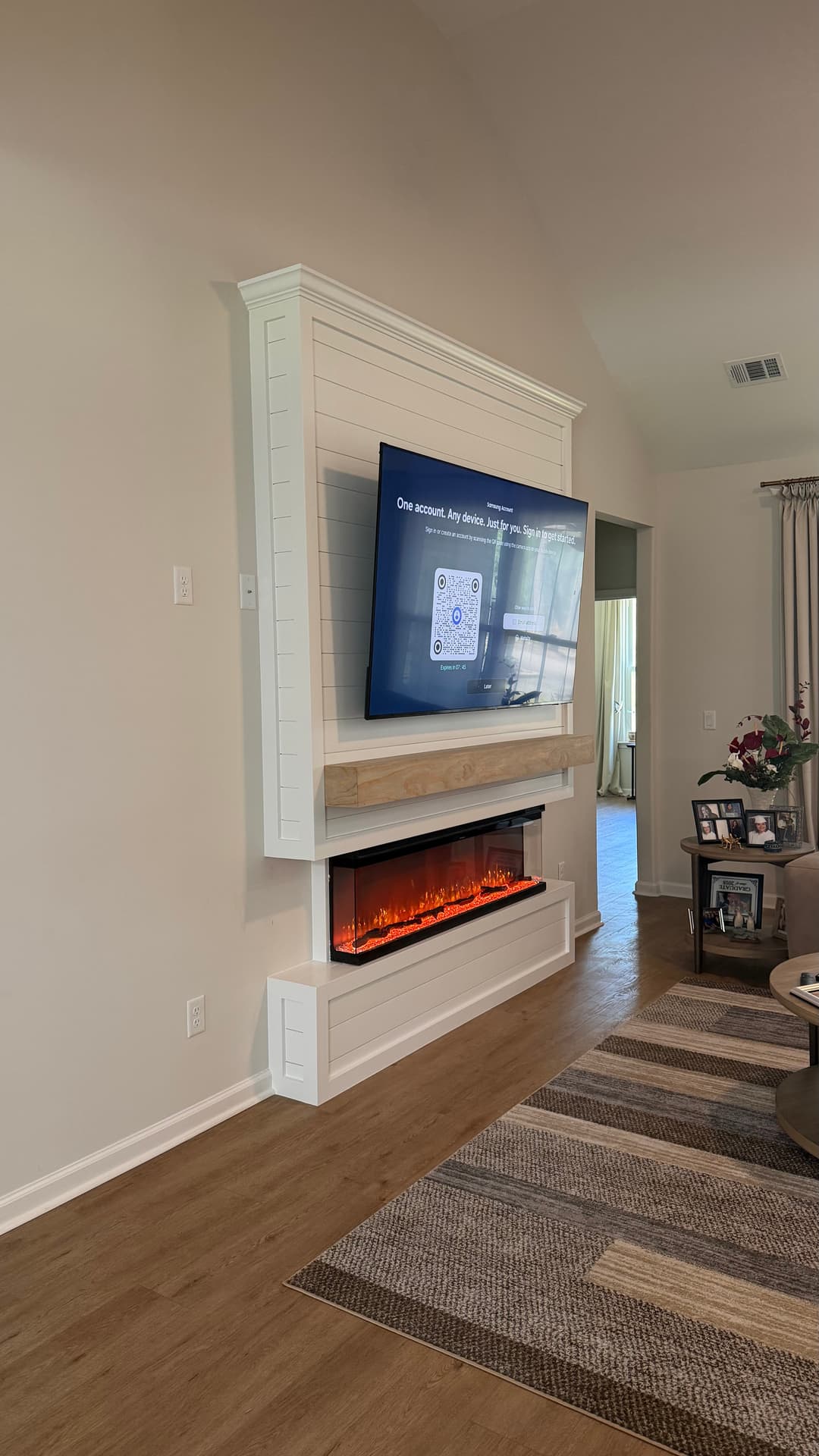 After: TV Entertainment Centers by AVP Construction JAX in Pecan Park, Jacksonville, FL