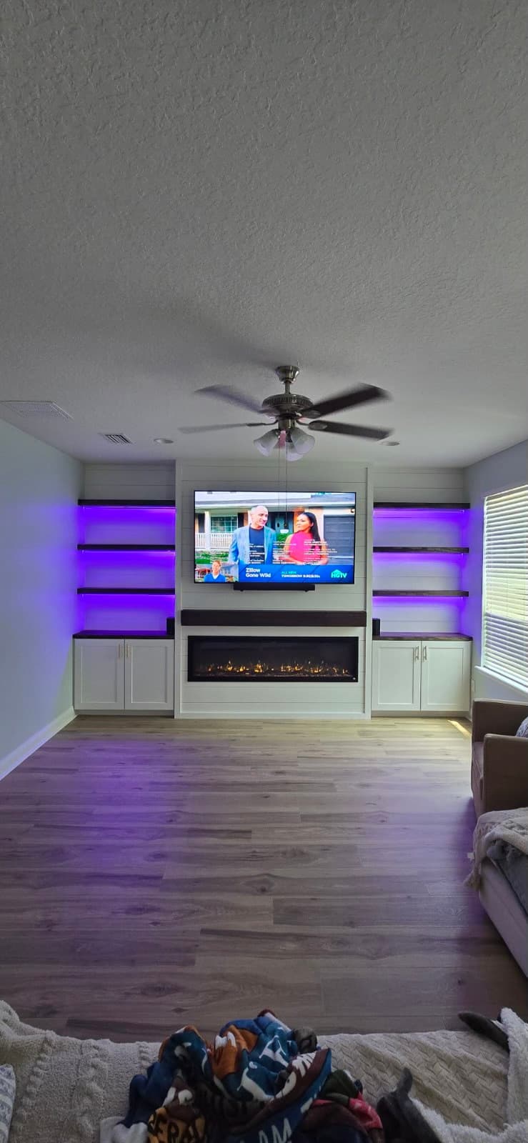 After: TV Entertainment Centers by AVP Construction JAX in RiverTown, Fruit Cove, FL