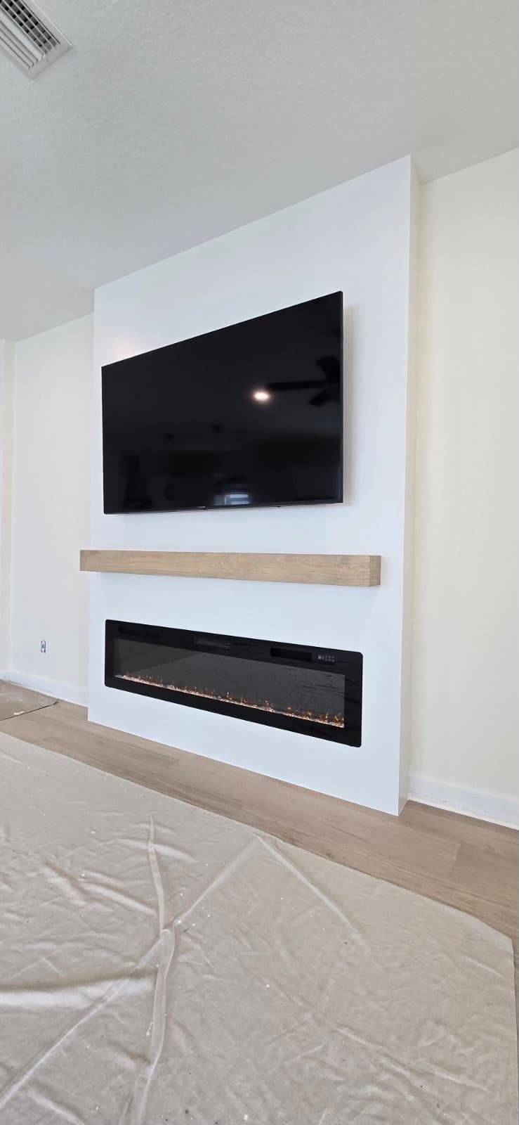 After: TV Entertainment Centers by AVP Construction JAX in ETown, Jacksonville, FL