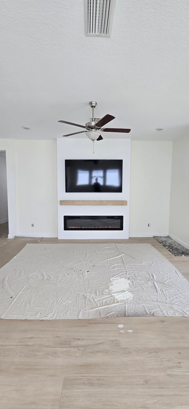 After: TV Entertainment Centers by AVP Construction JAX in ETown, Jacksonville, FL