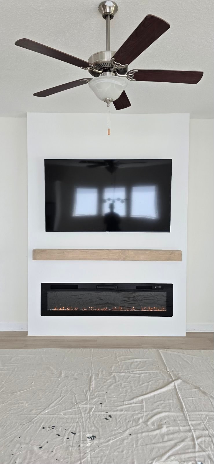 Custom TV & Fireplace Feature Wall in ETown Jacksonville FL | AVP Construction JAX — ETown, Jacksonville, FL