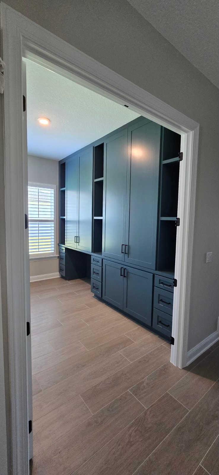 Custom Built-In Office with Hidden Workbench — Mill Creek Forest, St. John's Florida — Mill Creek Forest, St. John’s, FL