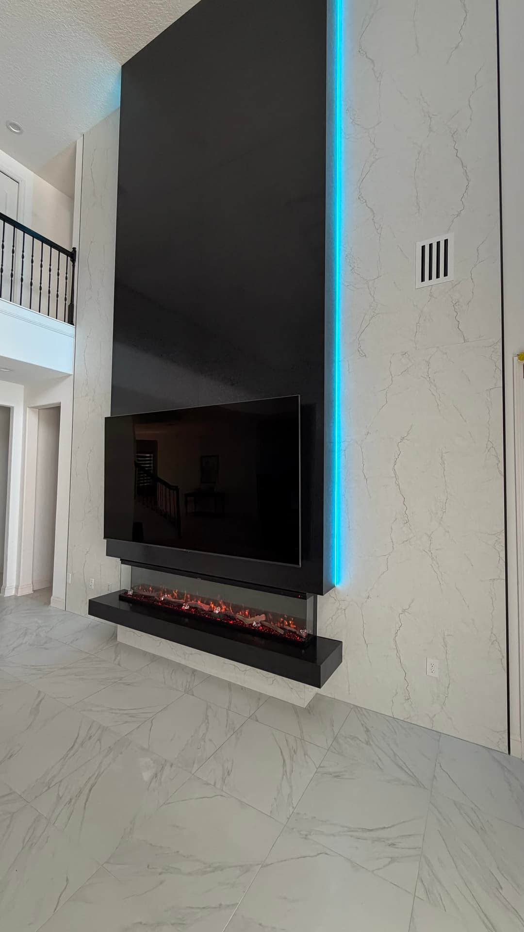 After: TV Entertainment Centers by AVP Construction JAX in Courtney Oaks, St. Augustine, FL