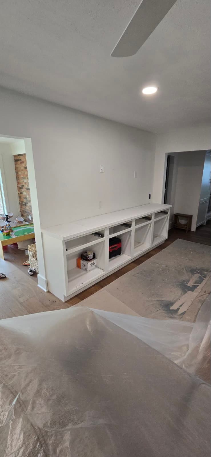 During: TV Entertainment Centers by AVP Construction JAX in San jose, Jacksonville, FL