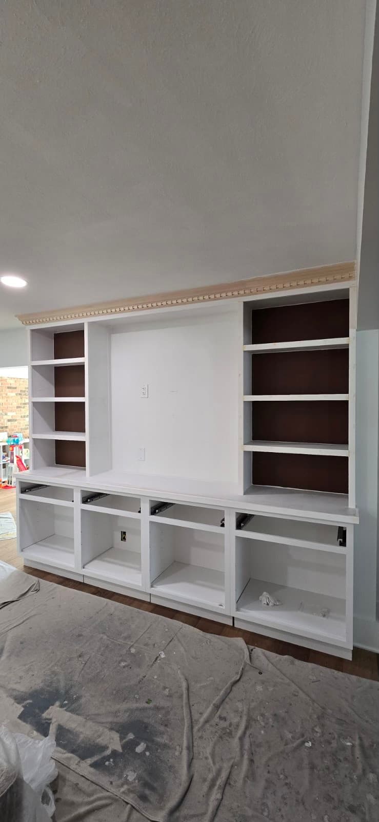 During: TV Entertainment Centers by AVP Construction JAX in San jose, Jacksonville, FL