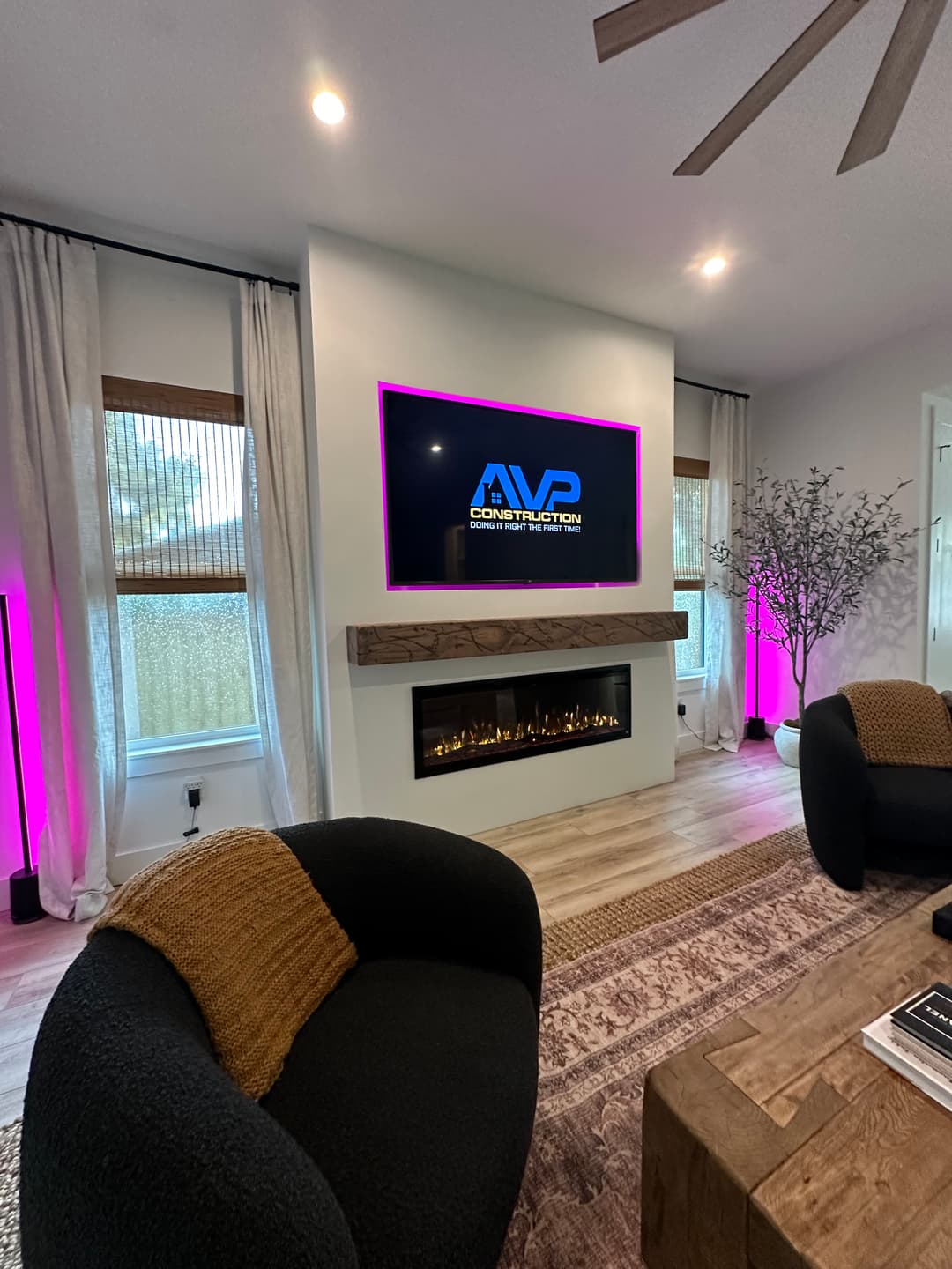 After: TV Entertainment Centers by AVP Construction JAX in JAX Beach, Jacksonville Beach, FL