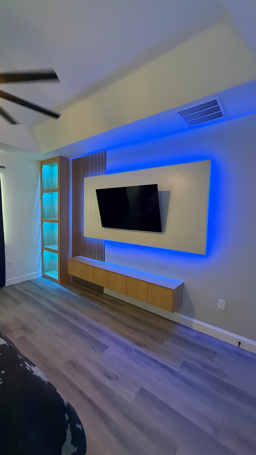 After: TV Entertainment Centers by AVP Construction JAX in Sabal Estates, St. Augustine, FL
