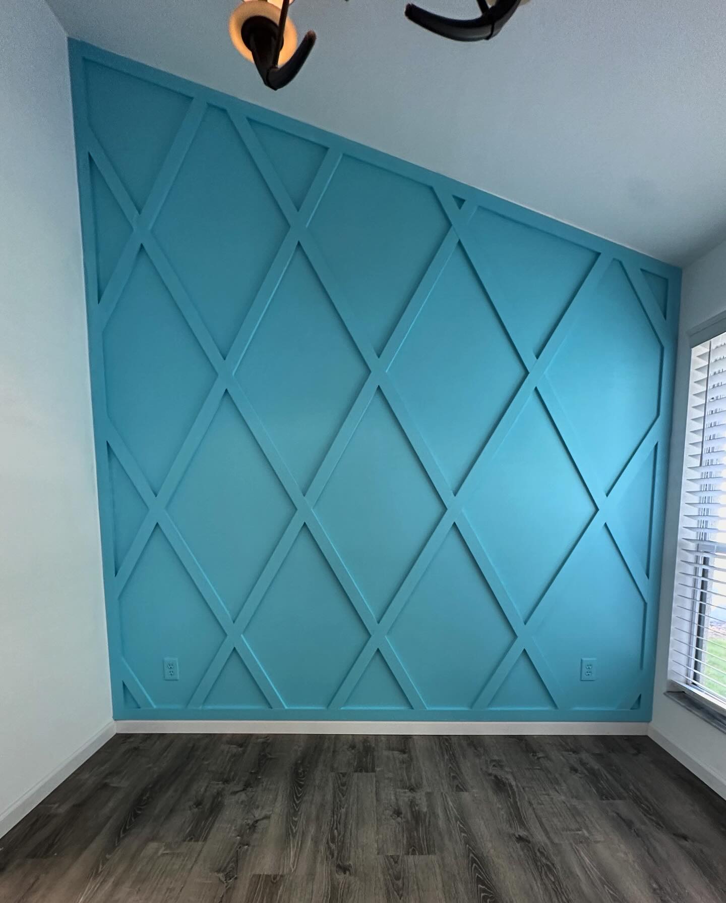Wainscoting feature wall with chair rail by AVP Construction JAX — Jacksonville & St. John's County, FL