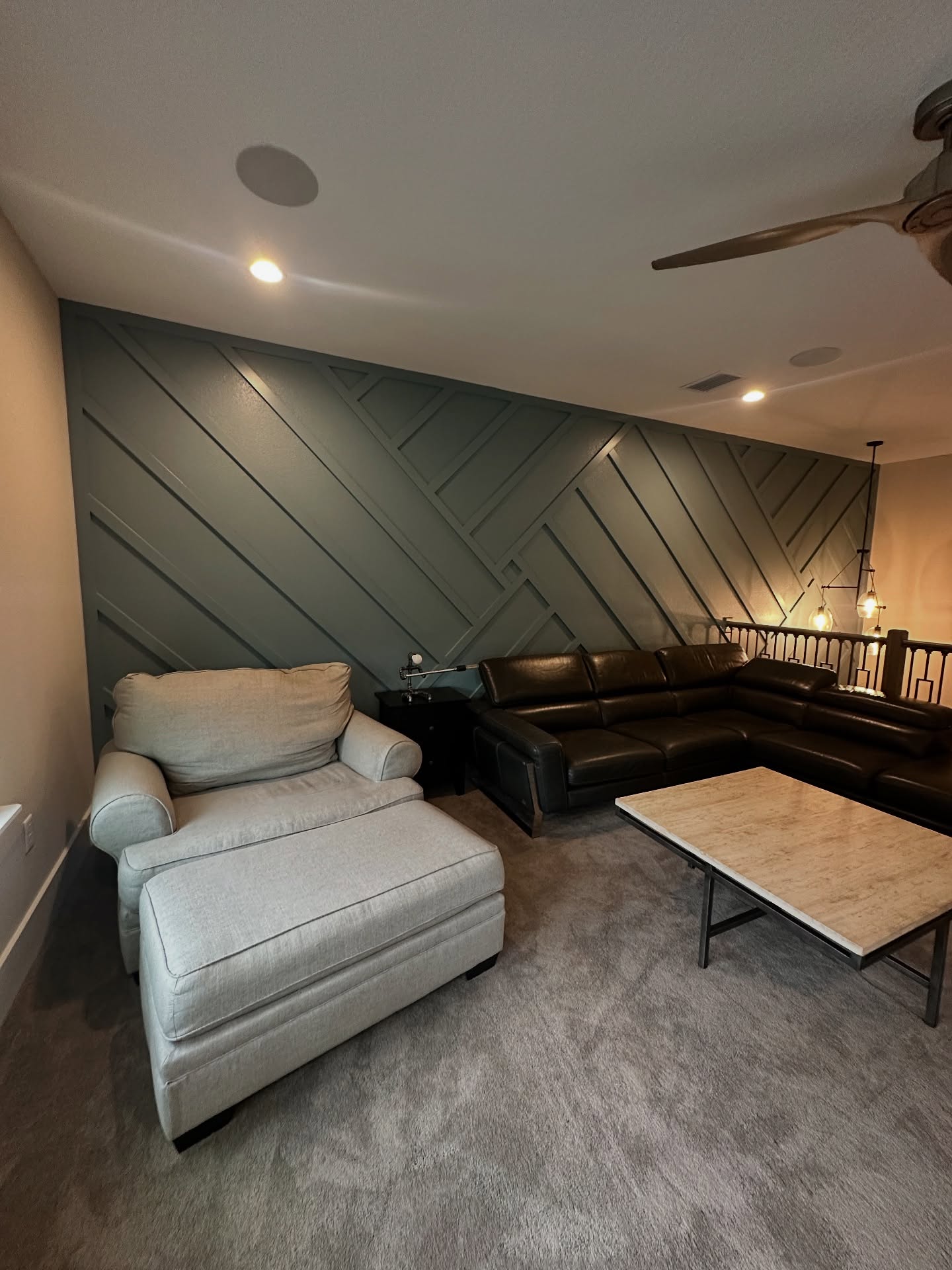 Custom shiplap accent wall by AVP Construction JAX — Jacksonville & St. John's County, FL
