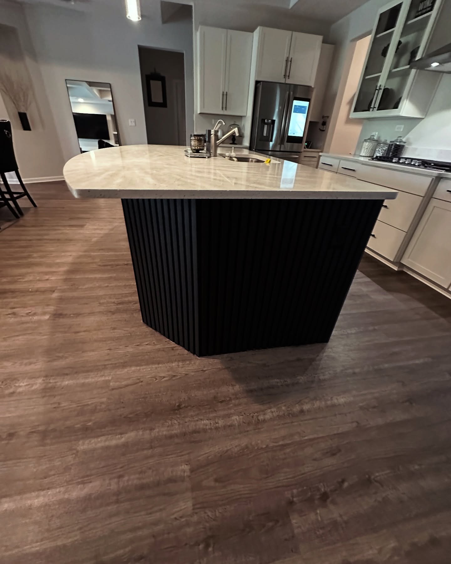 Board and batten accent wall by AVP Construction JAX — Jacksonville & St. John's County, FL