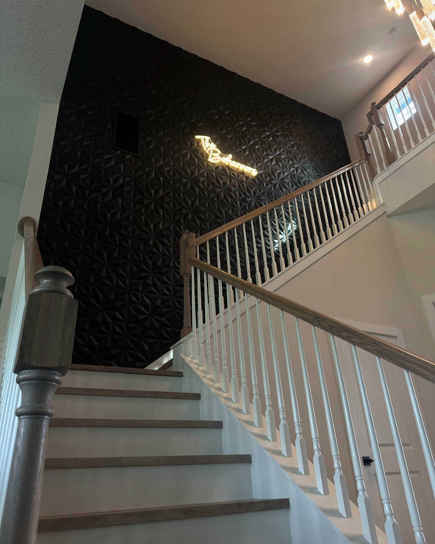 Painted shiplap feature wall by AVP Construction JAX — Jacksonville & St. John's County, FL