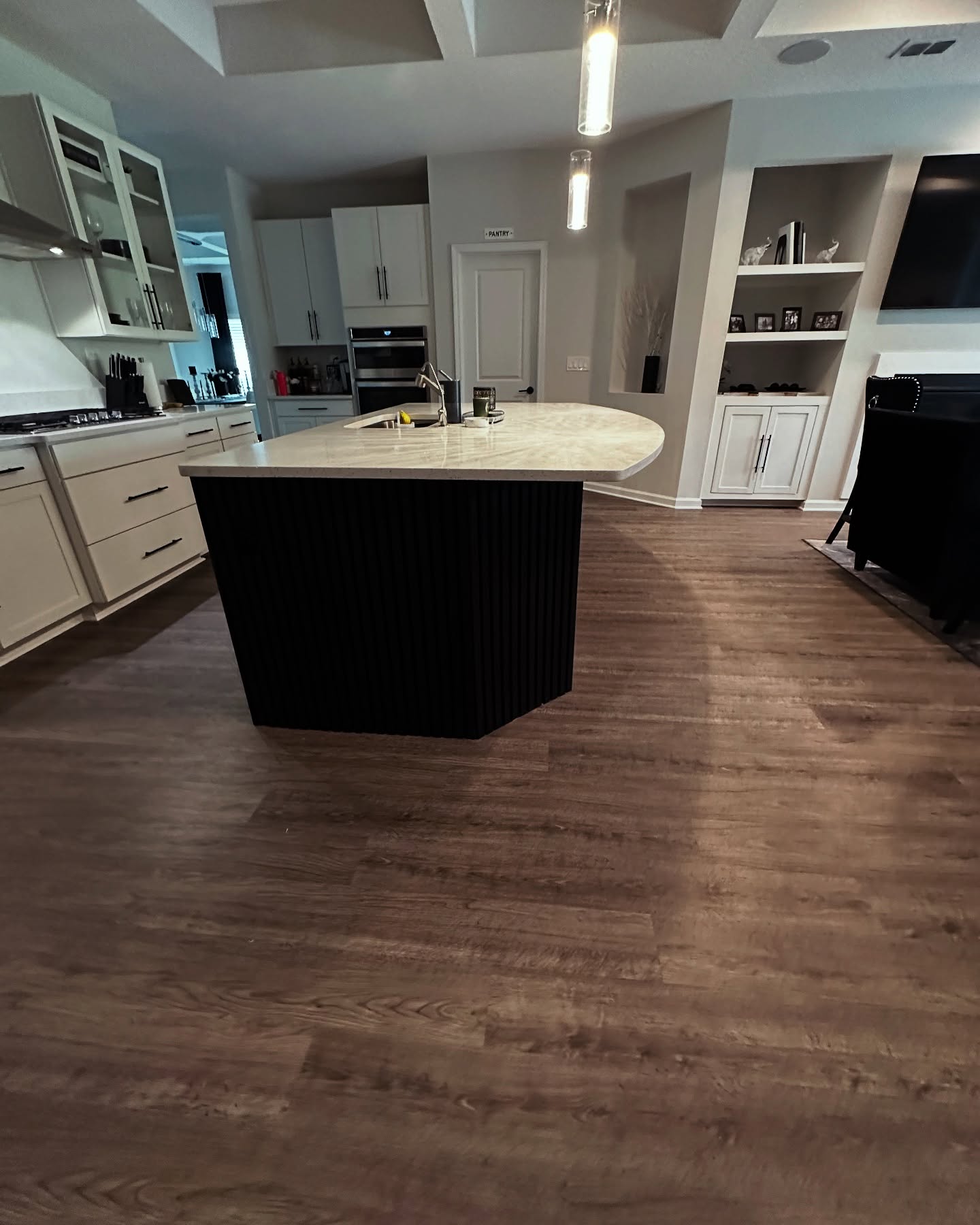 Board and batten accent wall by AVP Construction JAX — Jacksonville & St. John's County, FL