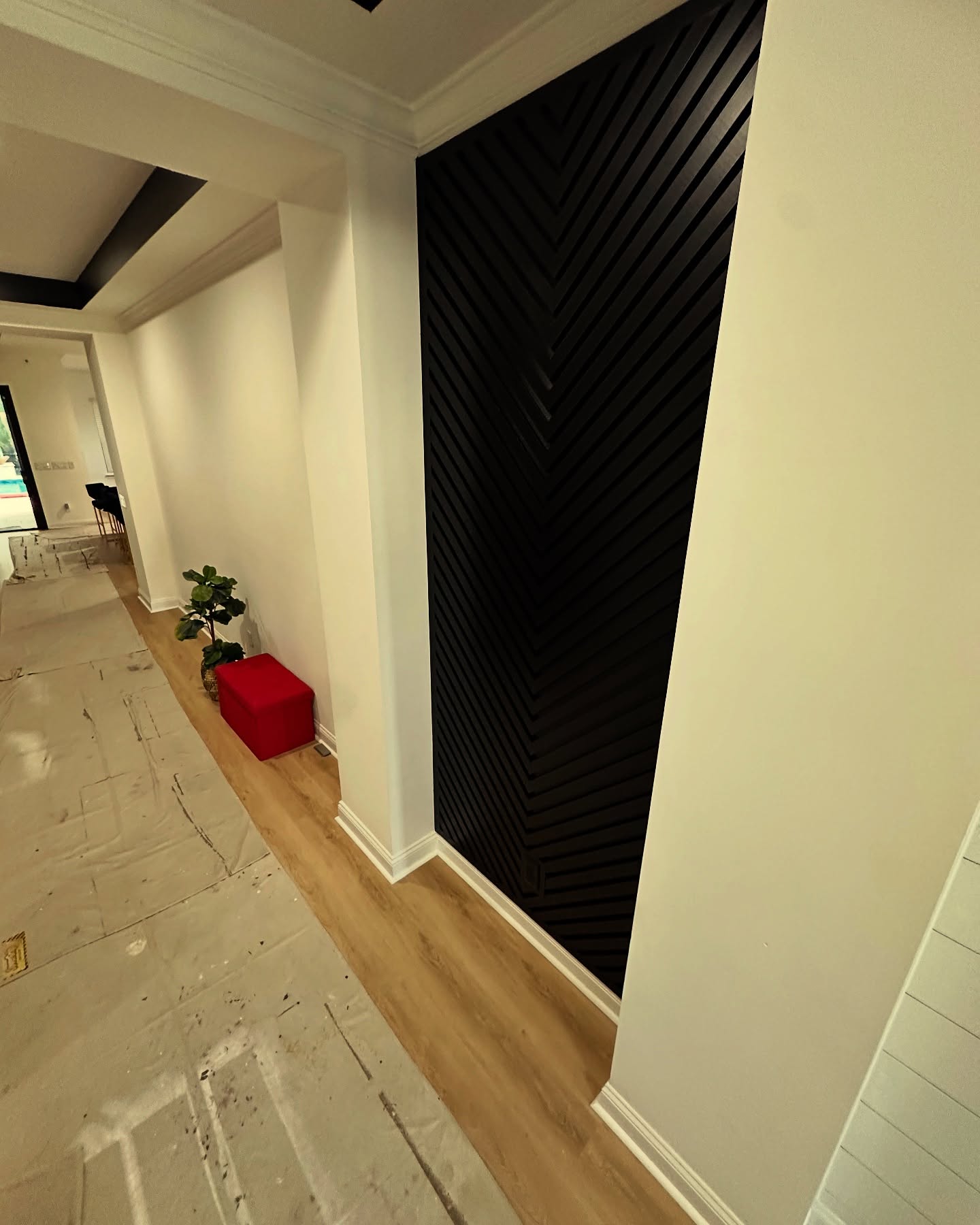 Custom shiplap accent wall by AVP Construction JAX — Jacksonville & St. John's County, FL