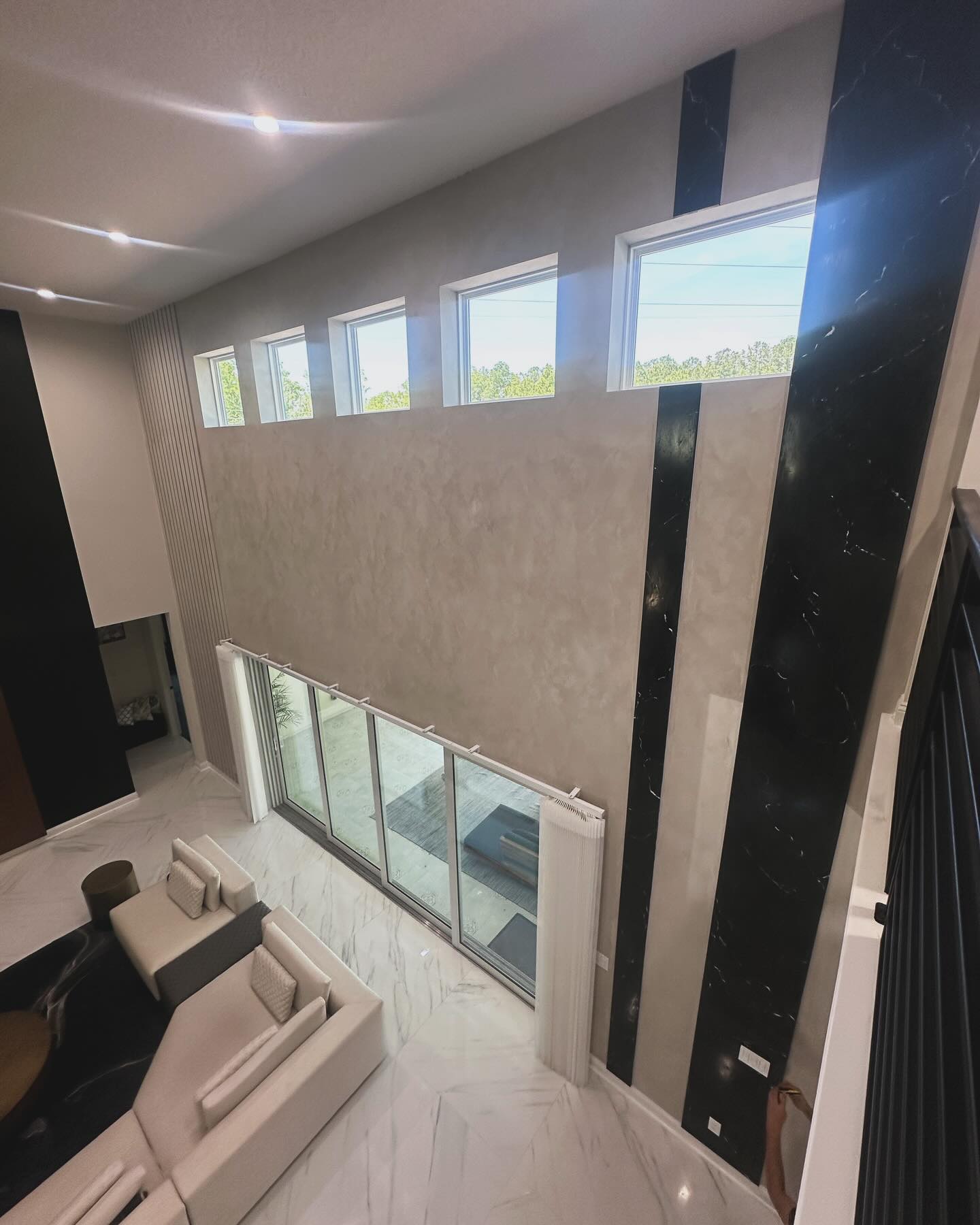 Painted shiplap feature wall by AVP Construction JAX — Jacksonville & St. John's County, FL