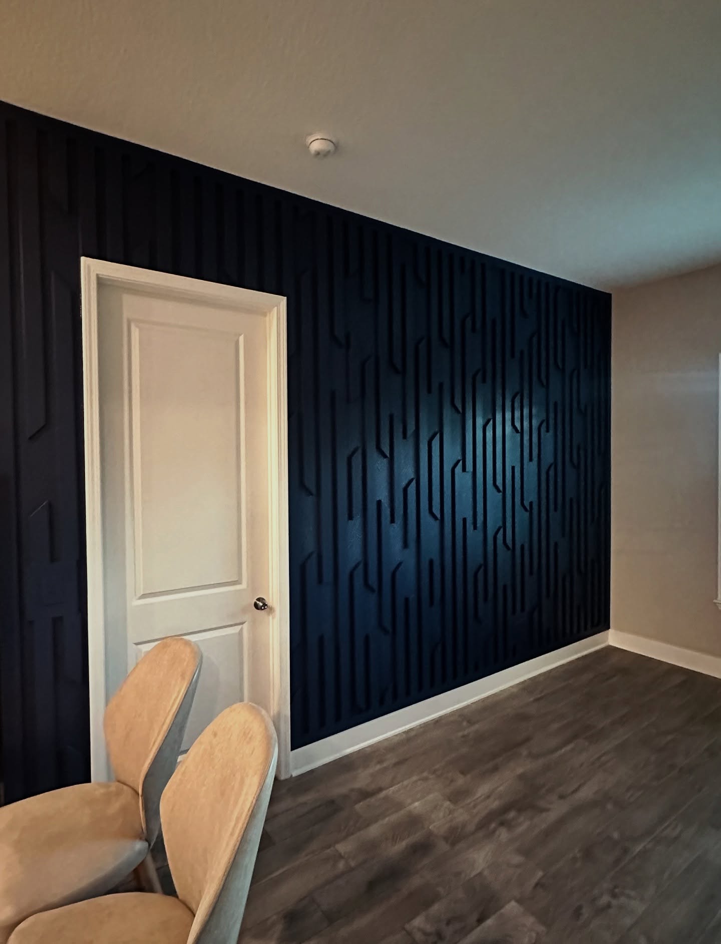 Wainscoting feature wall with chair rail by AVP Construction JAX — Jacksonville & St. John's County, FL