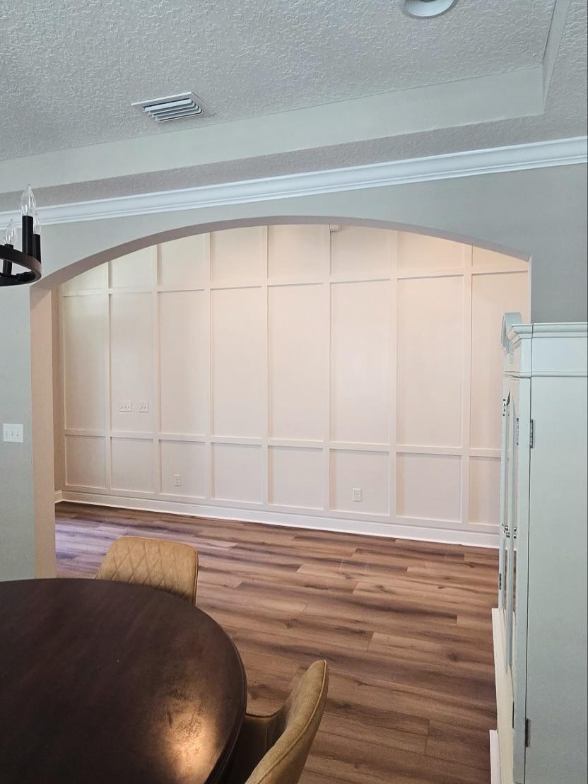 Custom shiplap accent wall by AVP Construction JAX — Jacksonville & St. John's County, FL