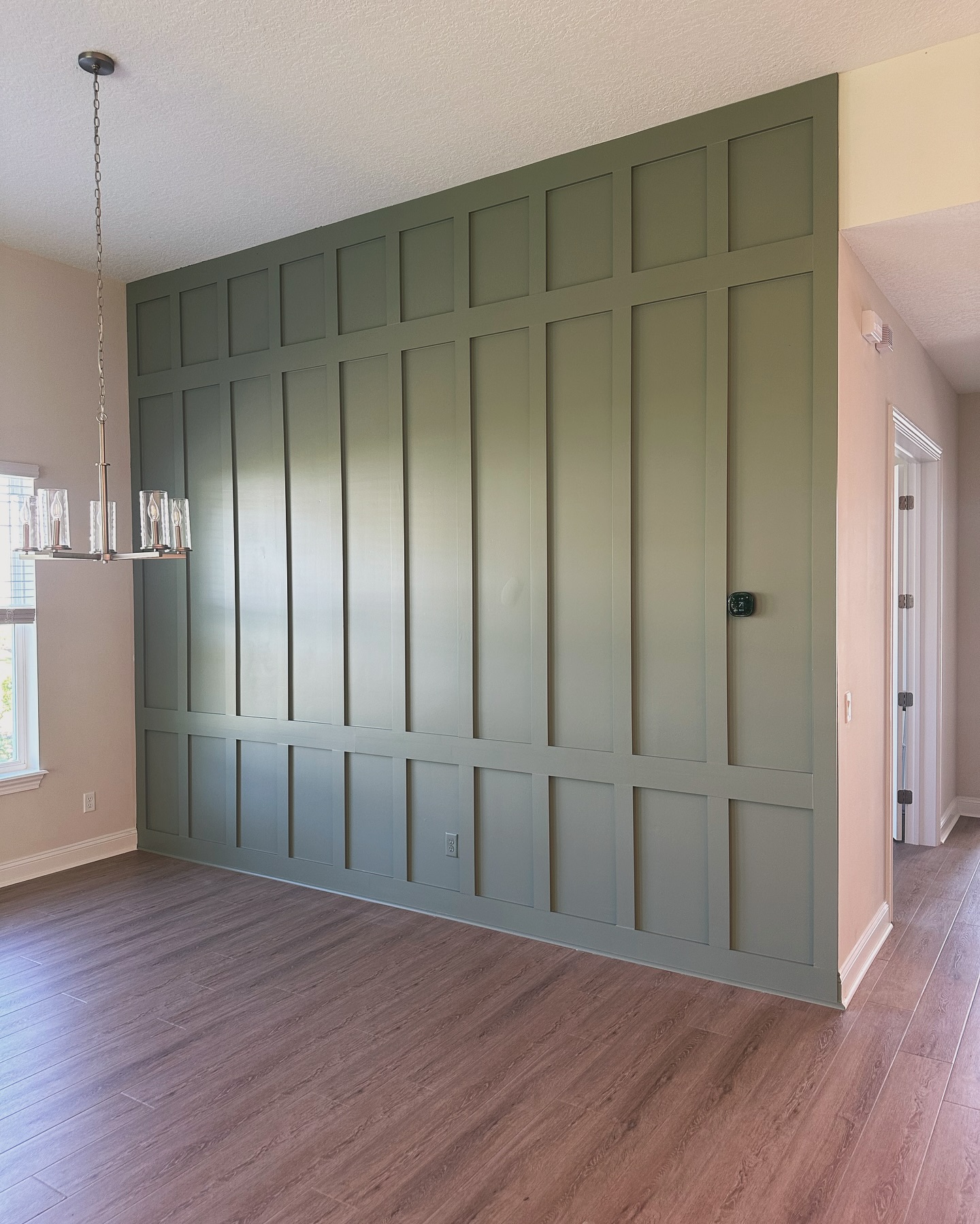 Board and batten accent wall by AVP Construction JAX — Jacksonville & St. John's County, FL