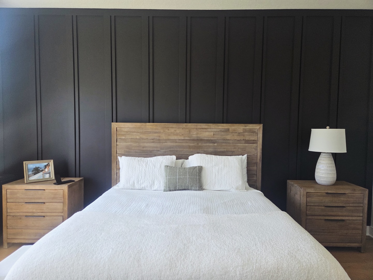 Board and batten accent wall by AVP Construction JAX — Jacksonville & St. John's County, FL