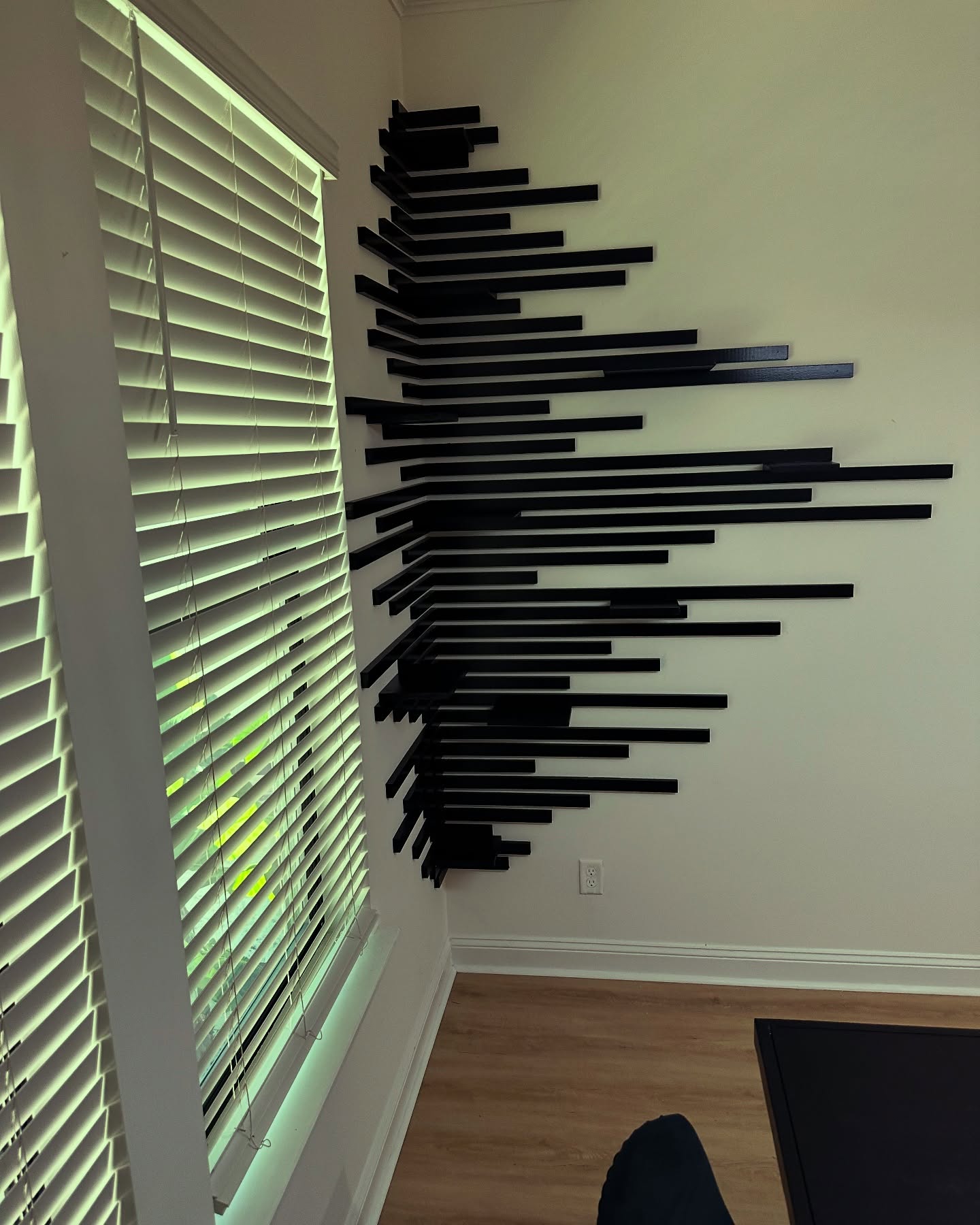 Wainscoting feature wall with chair rail by AVP Construction JAX — Jacksonville & St. John's County, FL