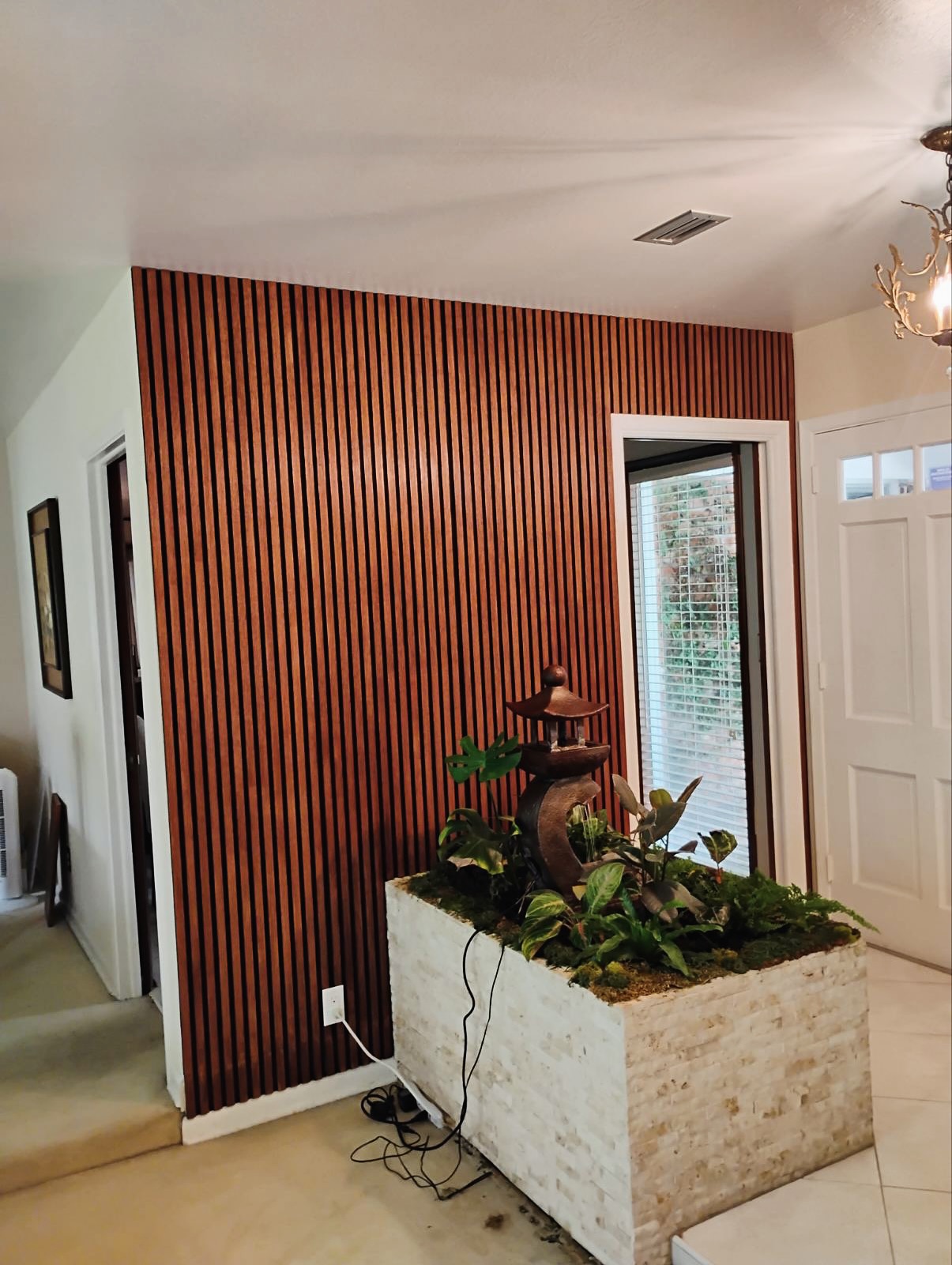 Board and batten accent wall by AVP Construction JAX — Jacksonville & St. John's County, FL