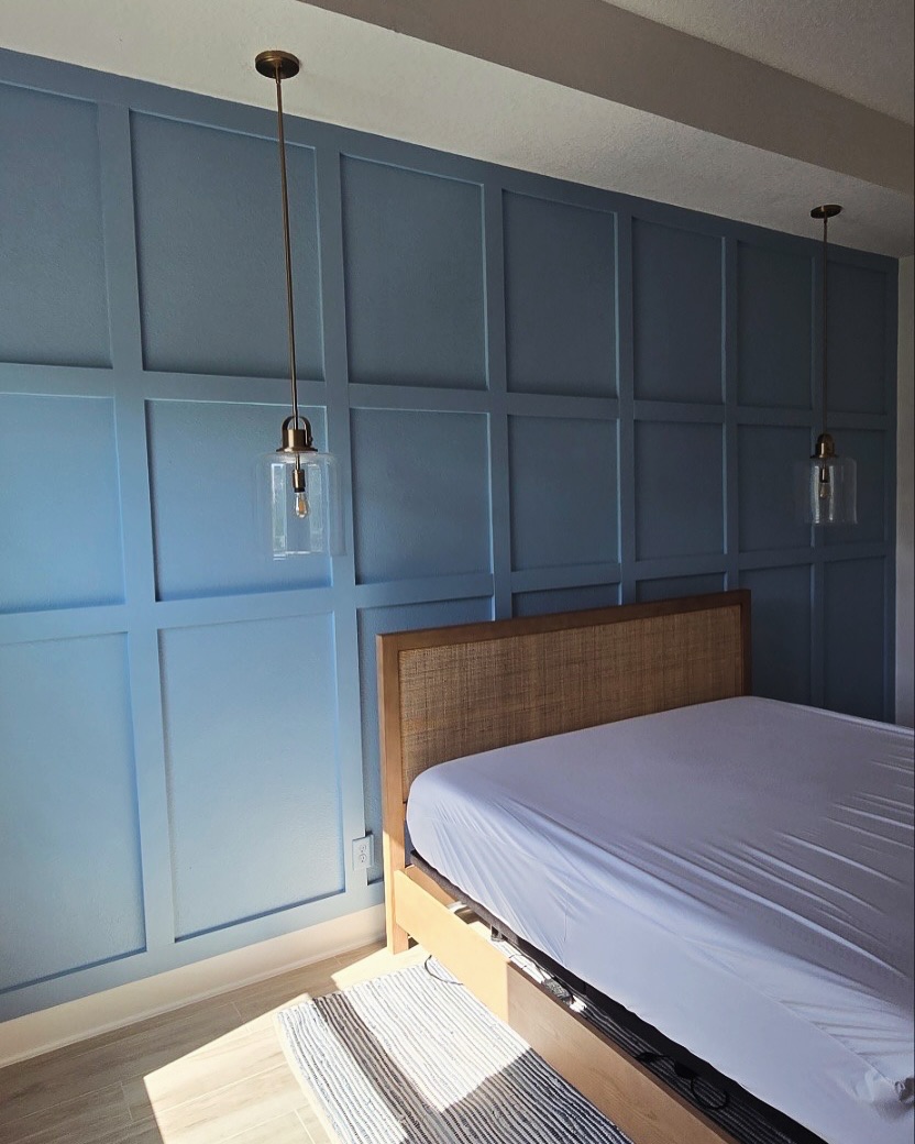 Custom shiplap accent wall by AVP Construction JAX — Jacksonville & St. John's County, FL