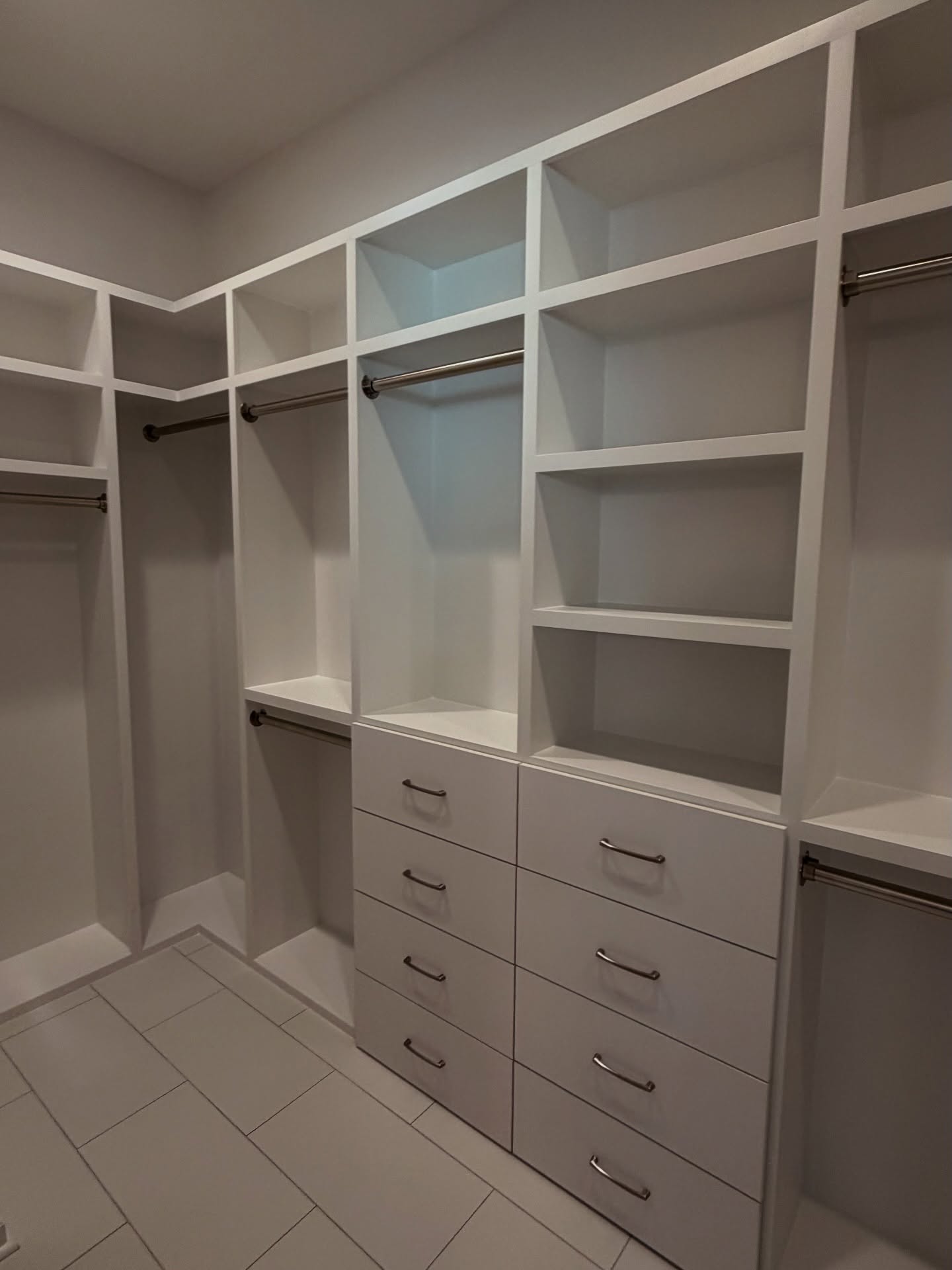 Floor-to-ceiling closet built-in by AVP Construction JAX — Jacksonville & St. John's County, FL