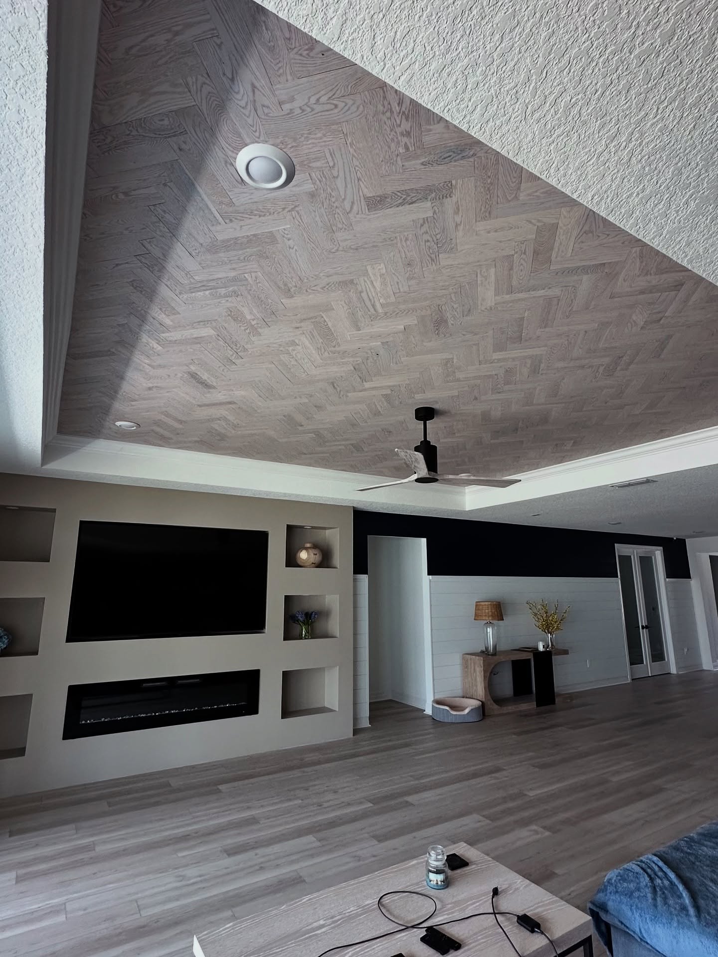 Custom coffered ceiling by AVP Construction JAX — Jacksonville & St. John's County, FL